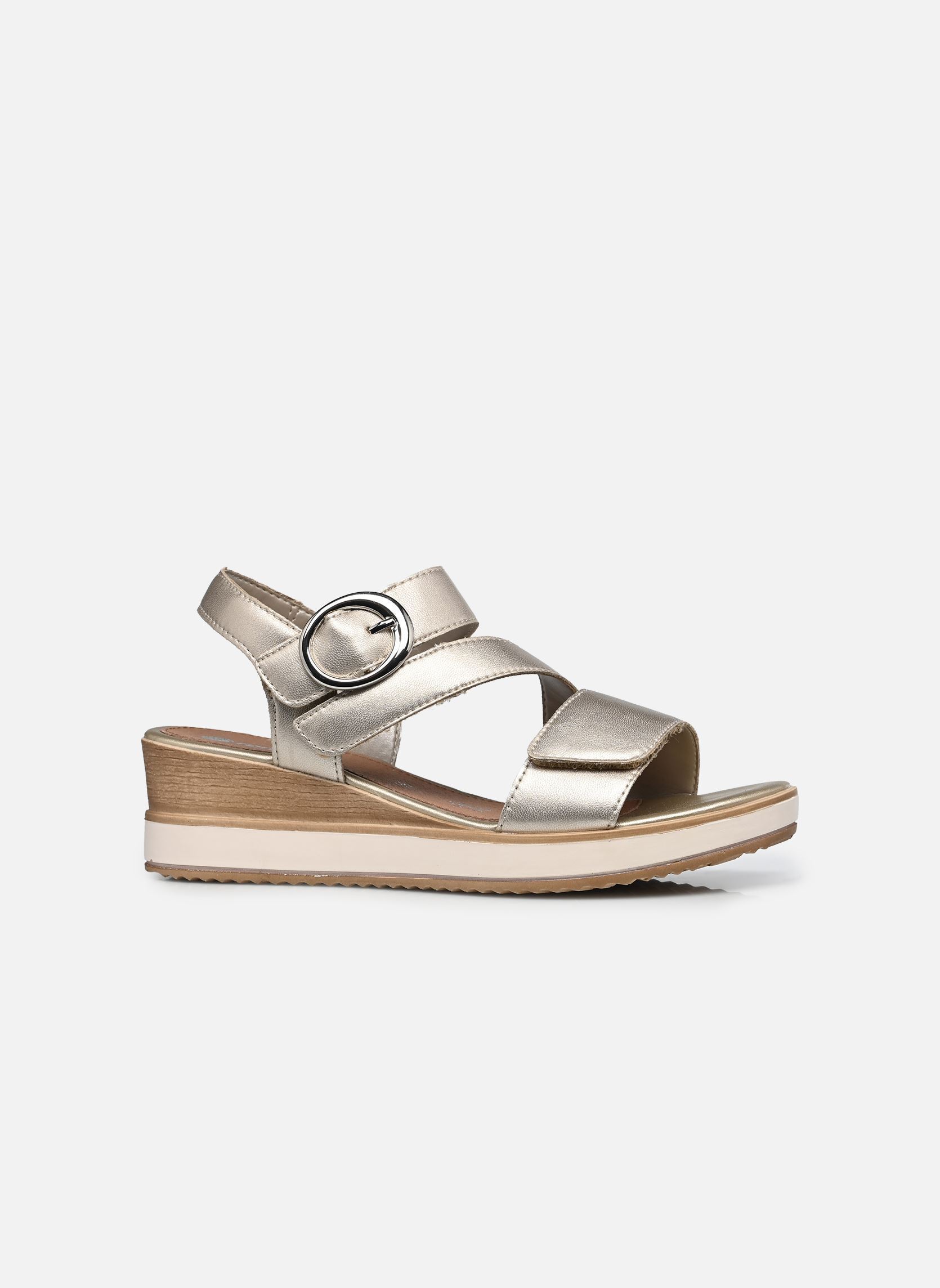 Keil- und Plateausandalen D6466 damen silber Remonte Keil- und Plateausandalen D6466 damen silber PALEGOLD