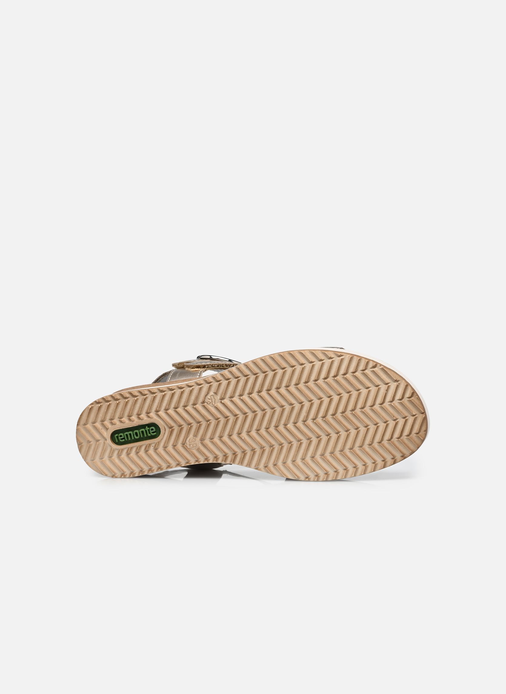 Keil- und Plateausandalen D6466 damen silber Remonte Keil- und Plateausandalen D6466 damen silber PALEGOLD