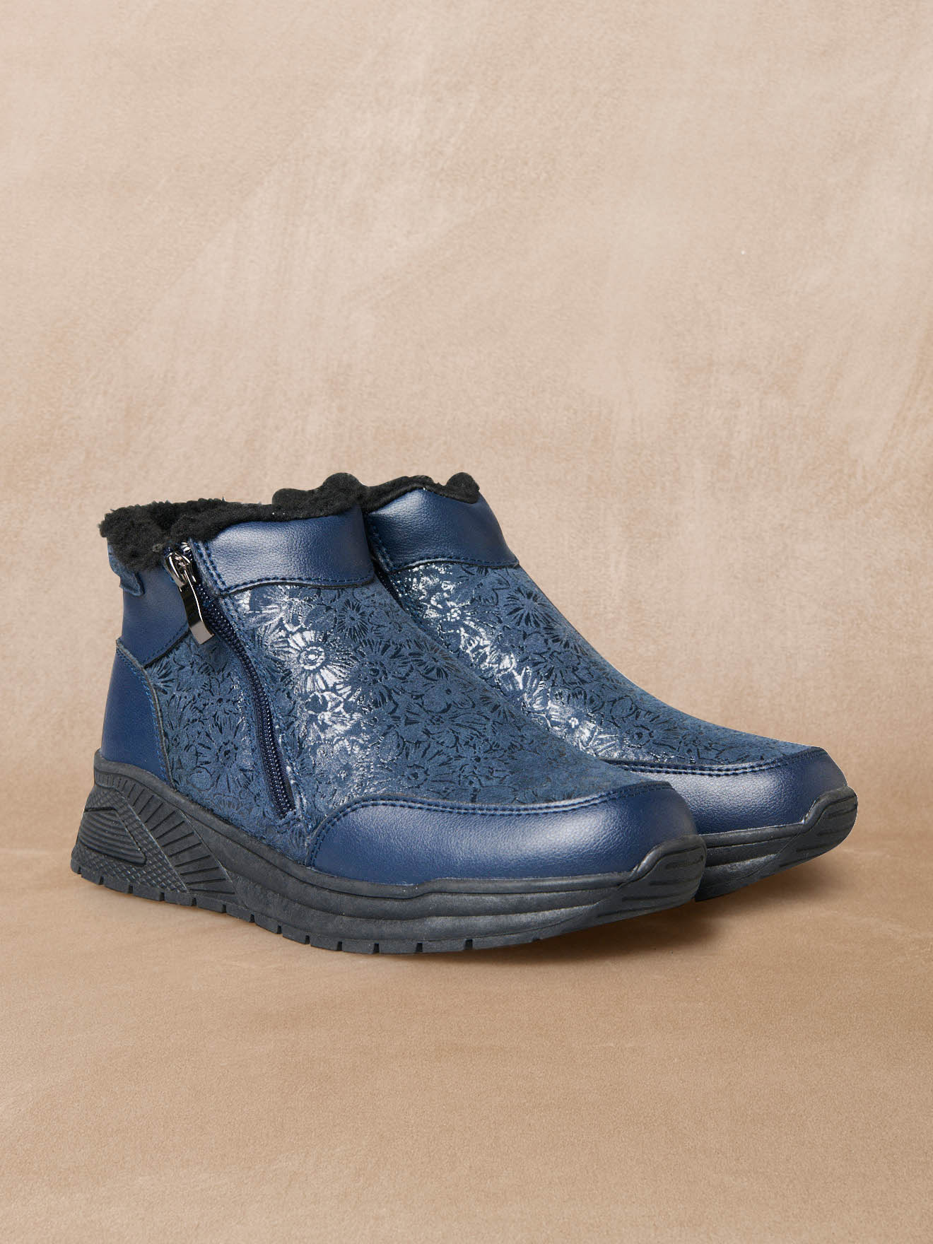 Bottines basses BOOTS femme bleu Pediconfort Bottines basses BOOTS femme bleu Bleu marine