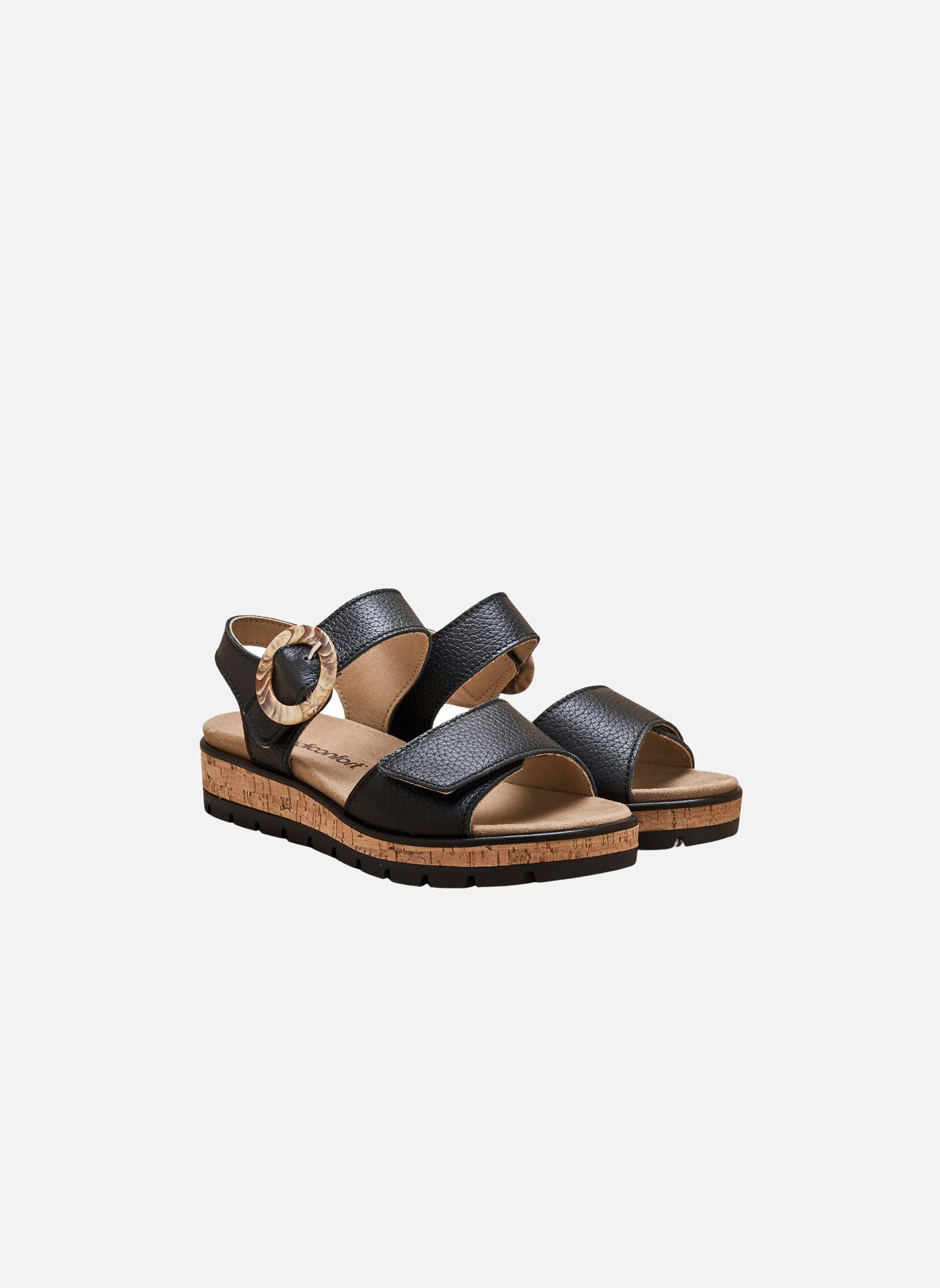 Sandales SANDALES femme noir Pediconfort Sandales SANDALES femme noir Noir