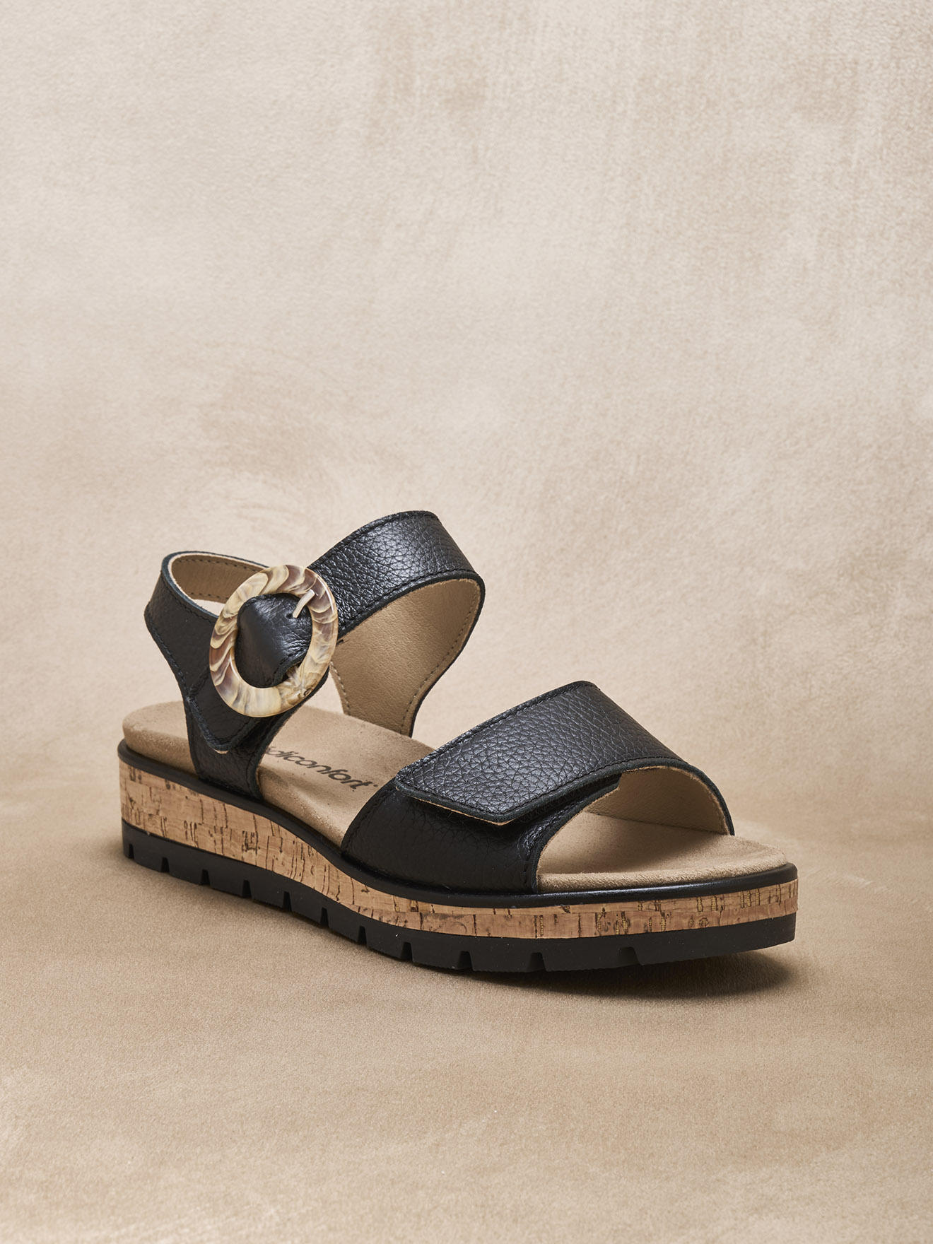 Sandales SANDALES femme noir Pediconfort Sandales SANDALES femme noir Noir