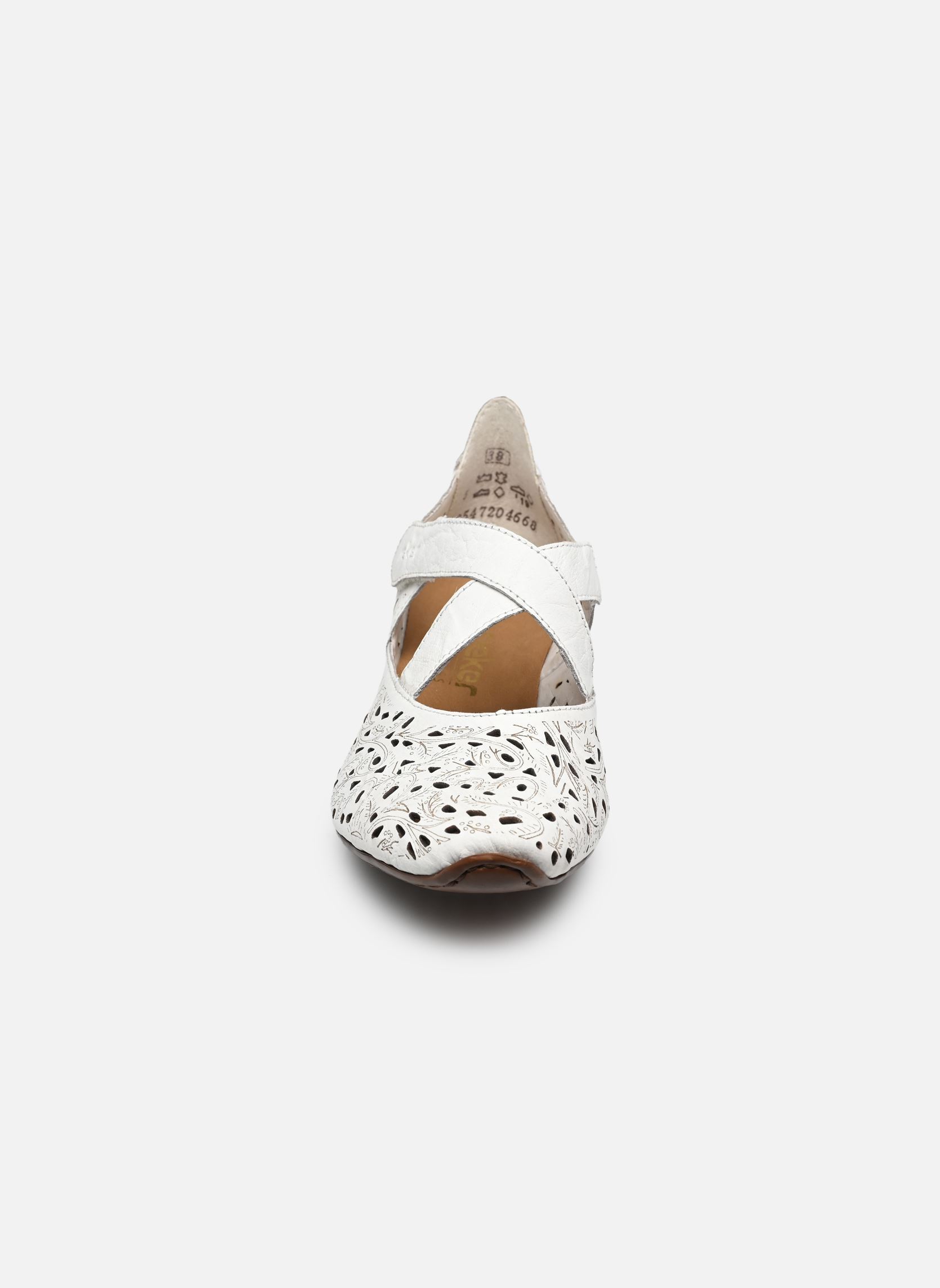 Escarpins à brides 43773 femme blanc Rieker Escarpins à brides 43773 femme blanc BLANC