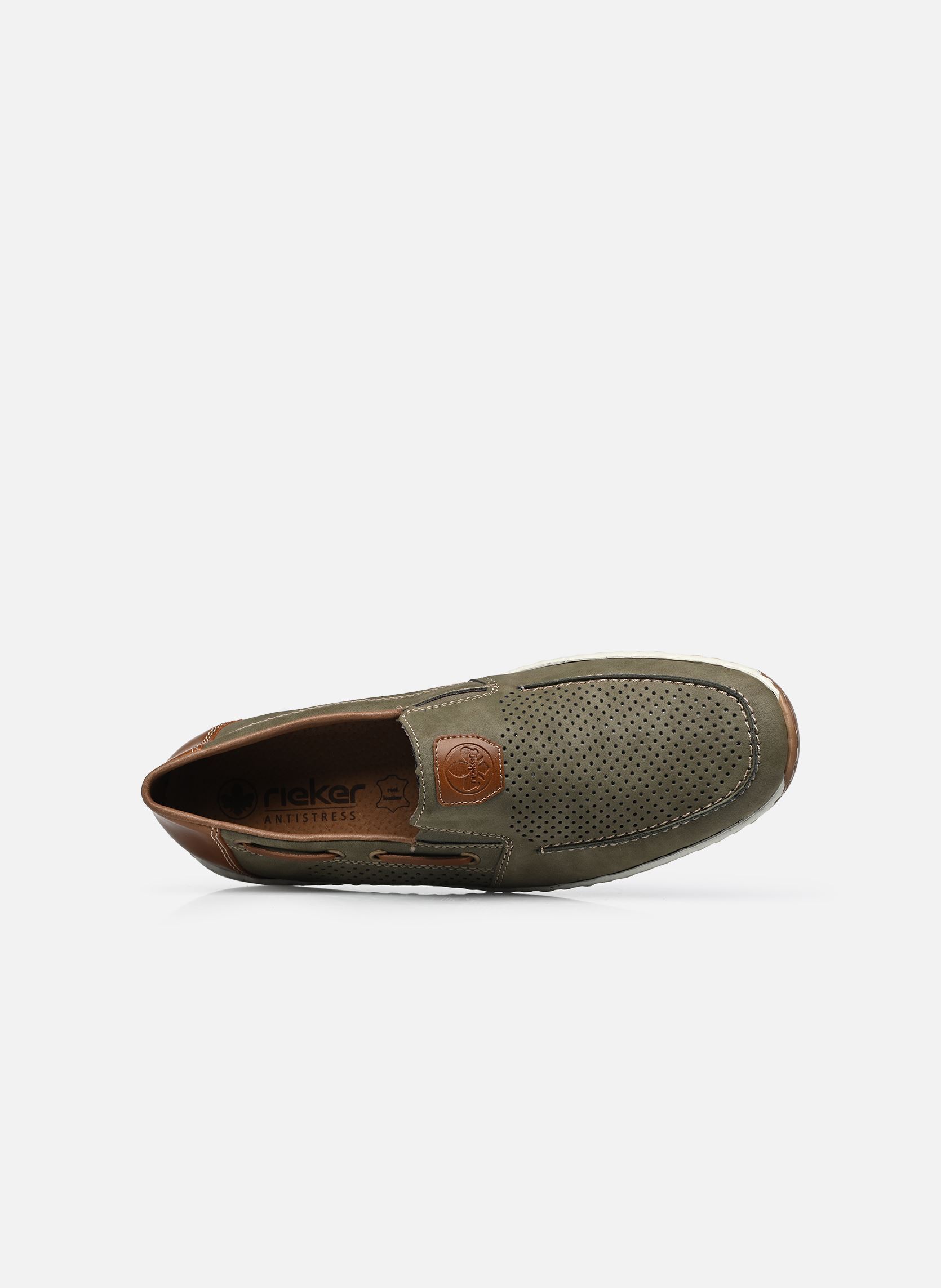 Mocassins 8866 homme vert Rieker Mocassins 8866 homme vert FJORD/AMARETTO