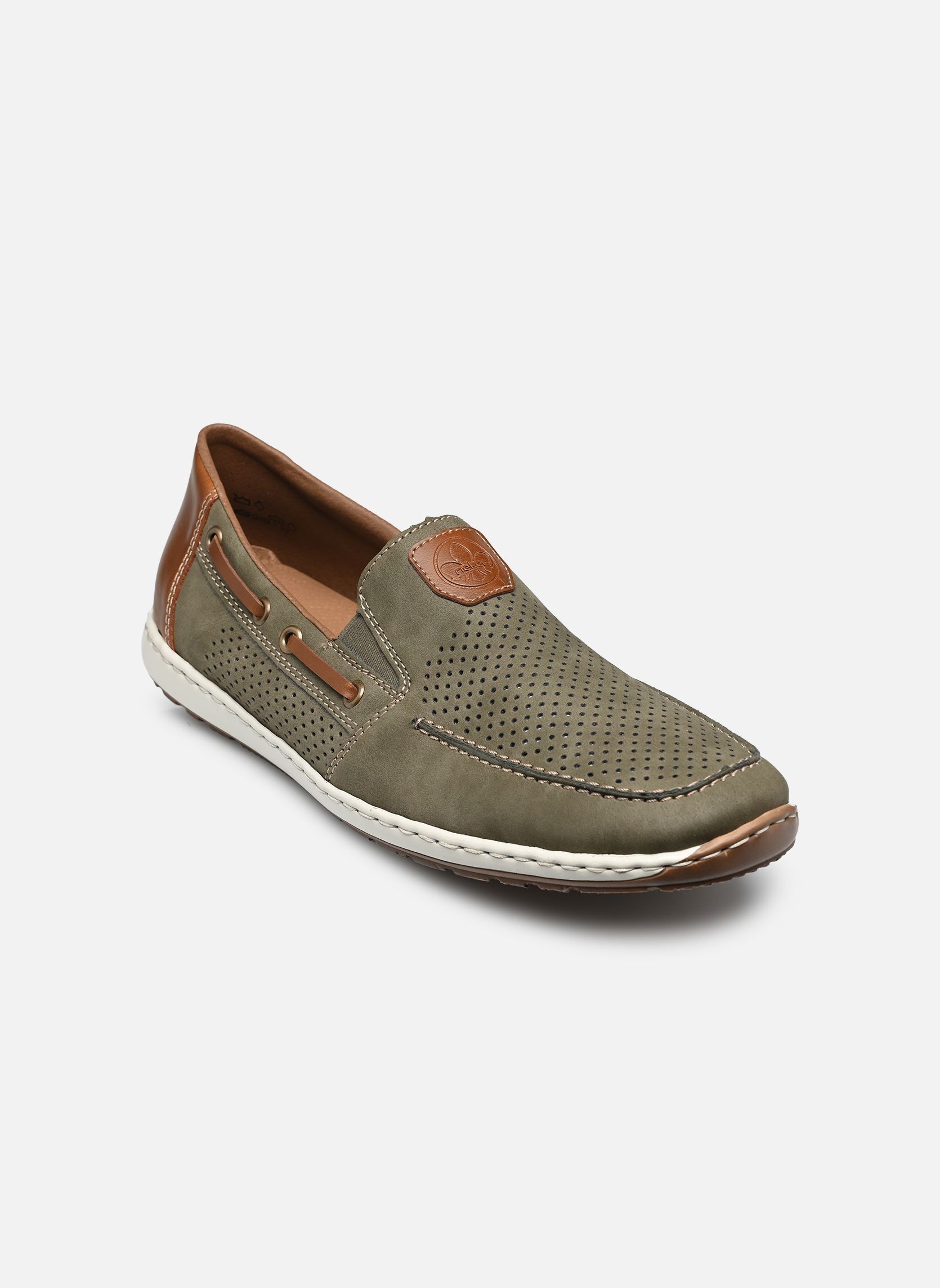 Mocassins 8866 homme vert Rieker Mocassins 8866 homme vert FJORD/AMARETTO