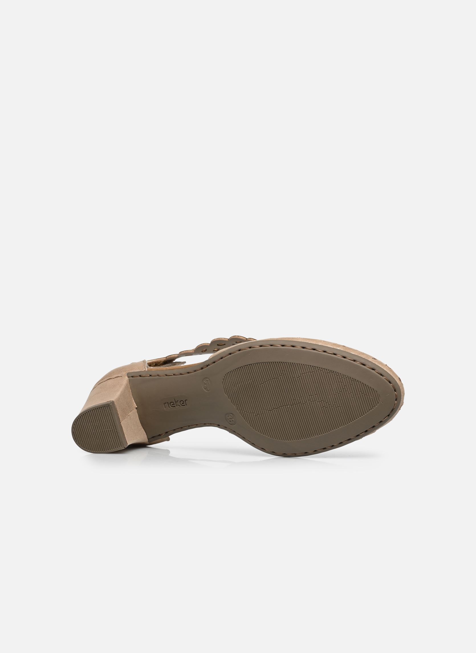 Slingback pumps 41055 dames beige Rieker Slingback pumps 41055 dames beige MUSCHEL
