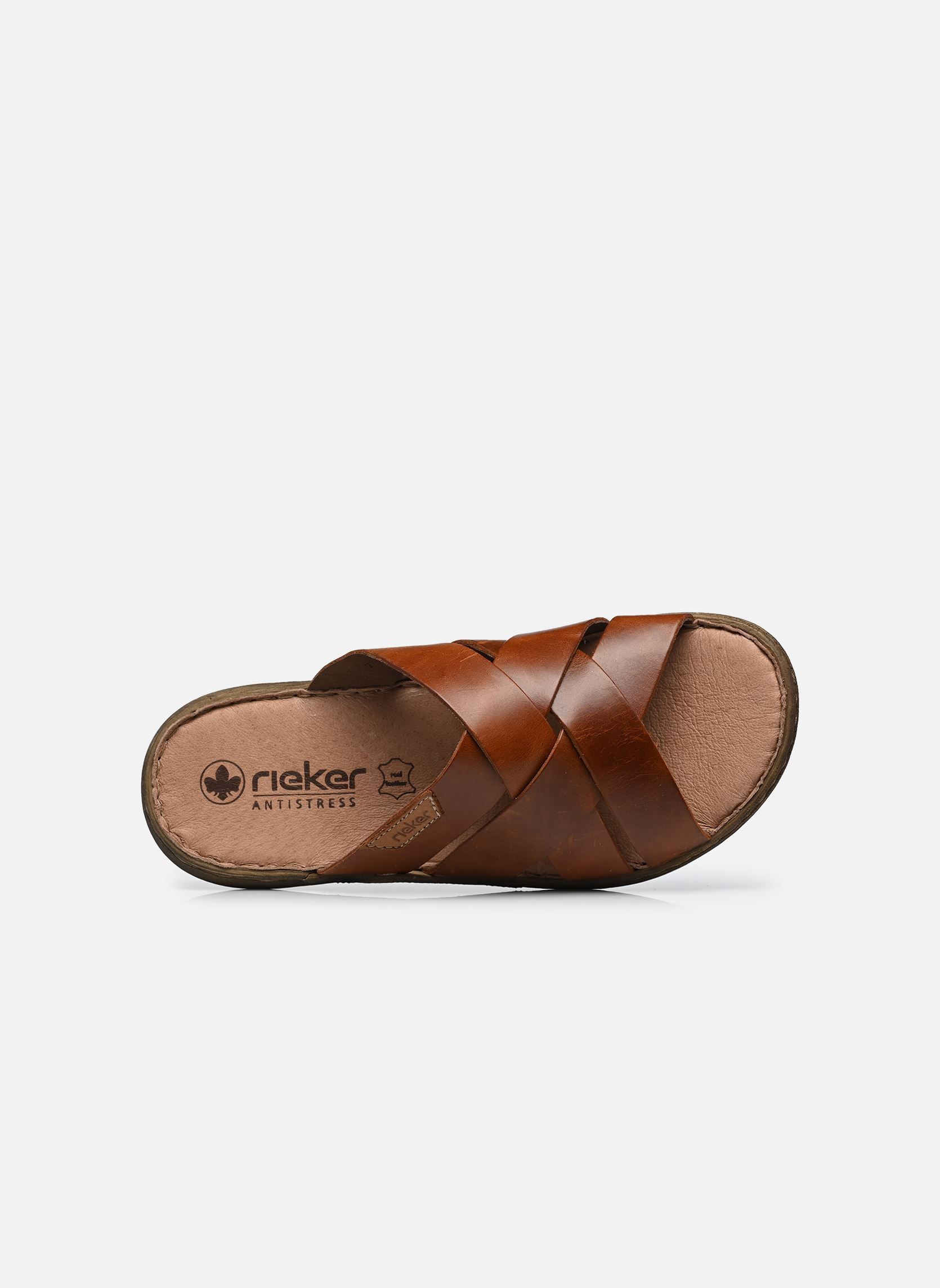 Mules 22092 homme marron Rieker Mules 22092 homme marron AMARETTO/NUSS