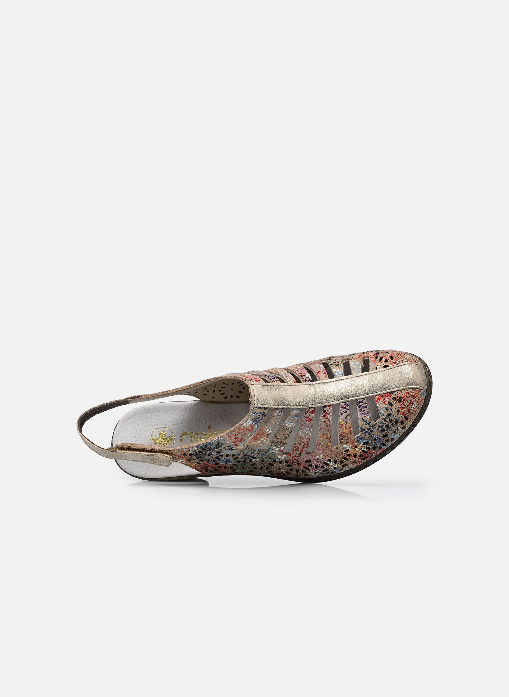 Sandales 40959 femme multicolore Rieker Sandales 40959 femme multicolore MUSCHEL/BEIGE-MULTI