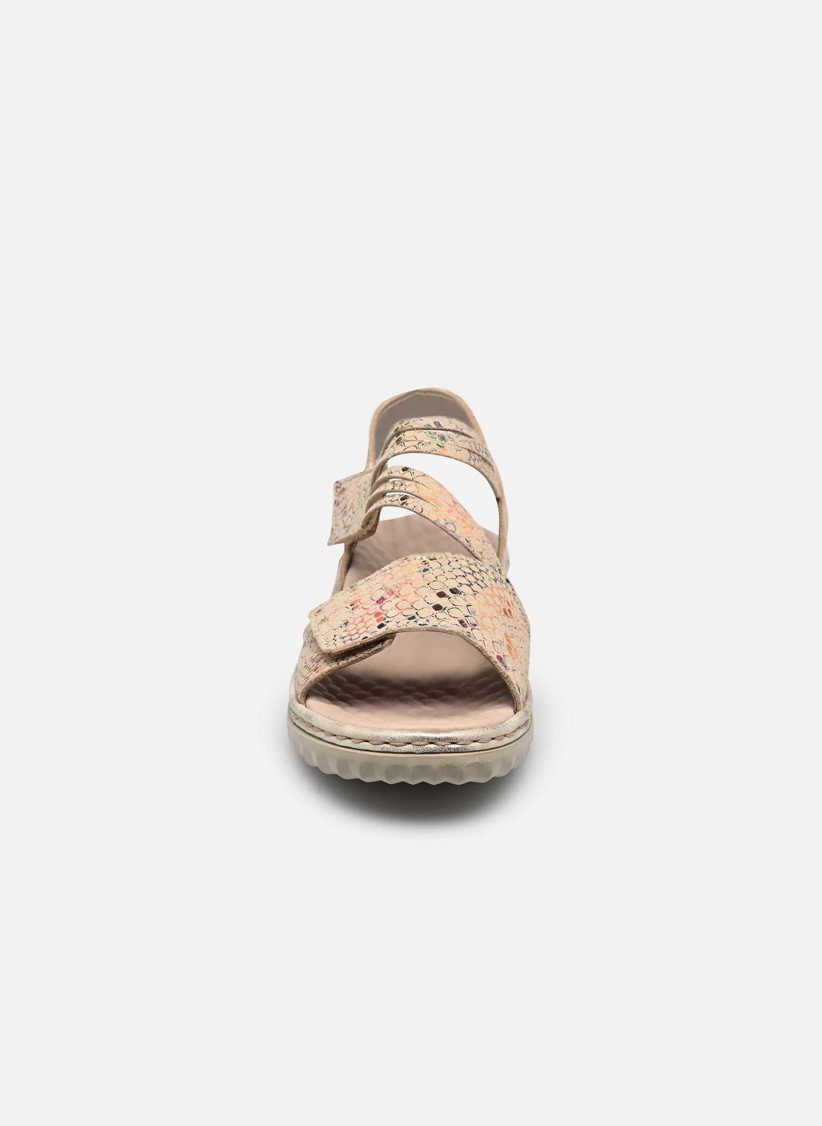 Sandales 60464 femme multicolore Rieker Sandales 60464 femme multicolore BEIGE-MULTI