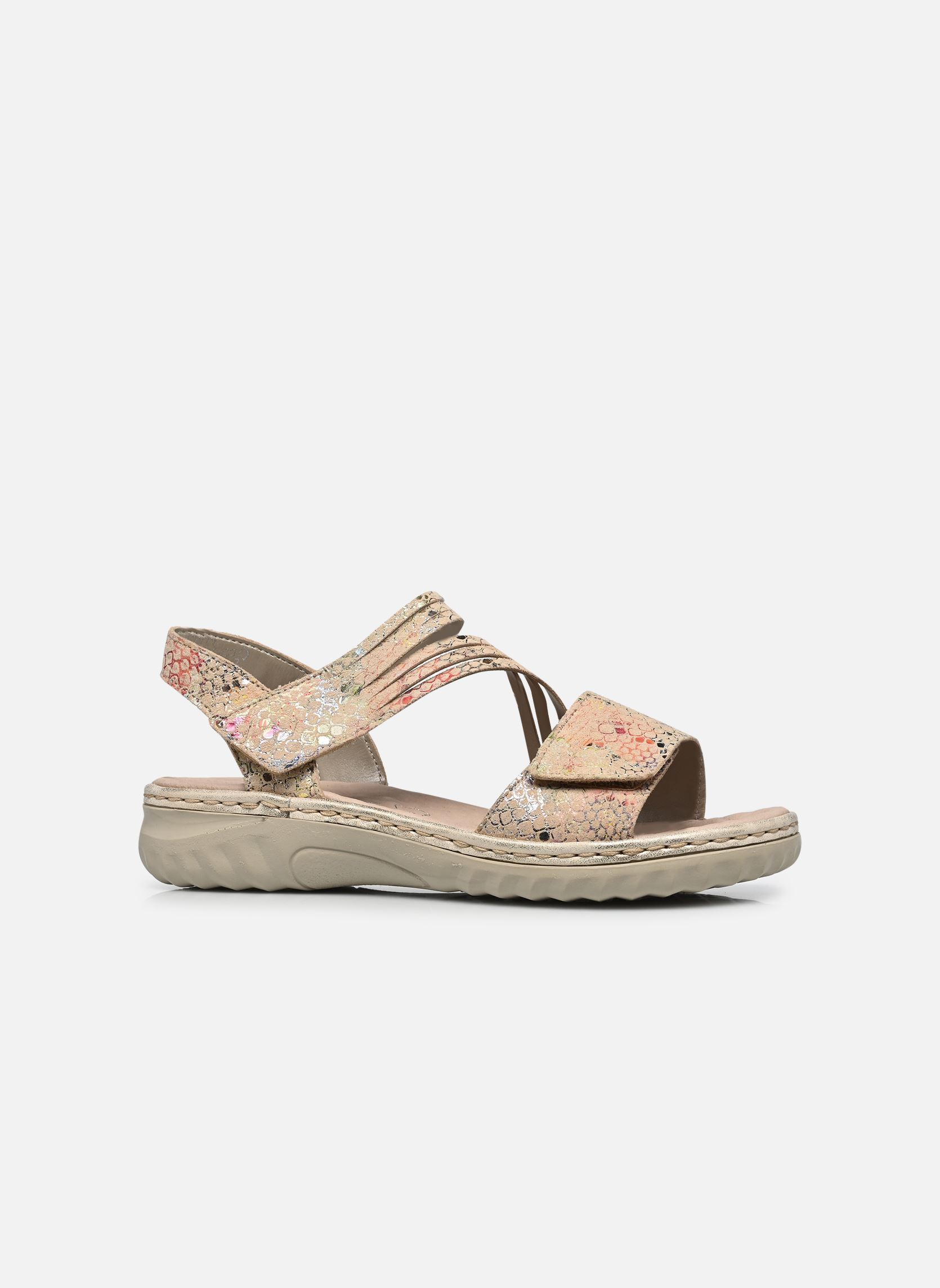 Sandales 60464 femme multicolore Rieker Sandales 60464 femme multicolore BEIGE-MULTI