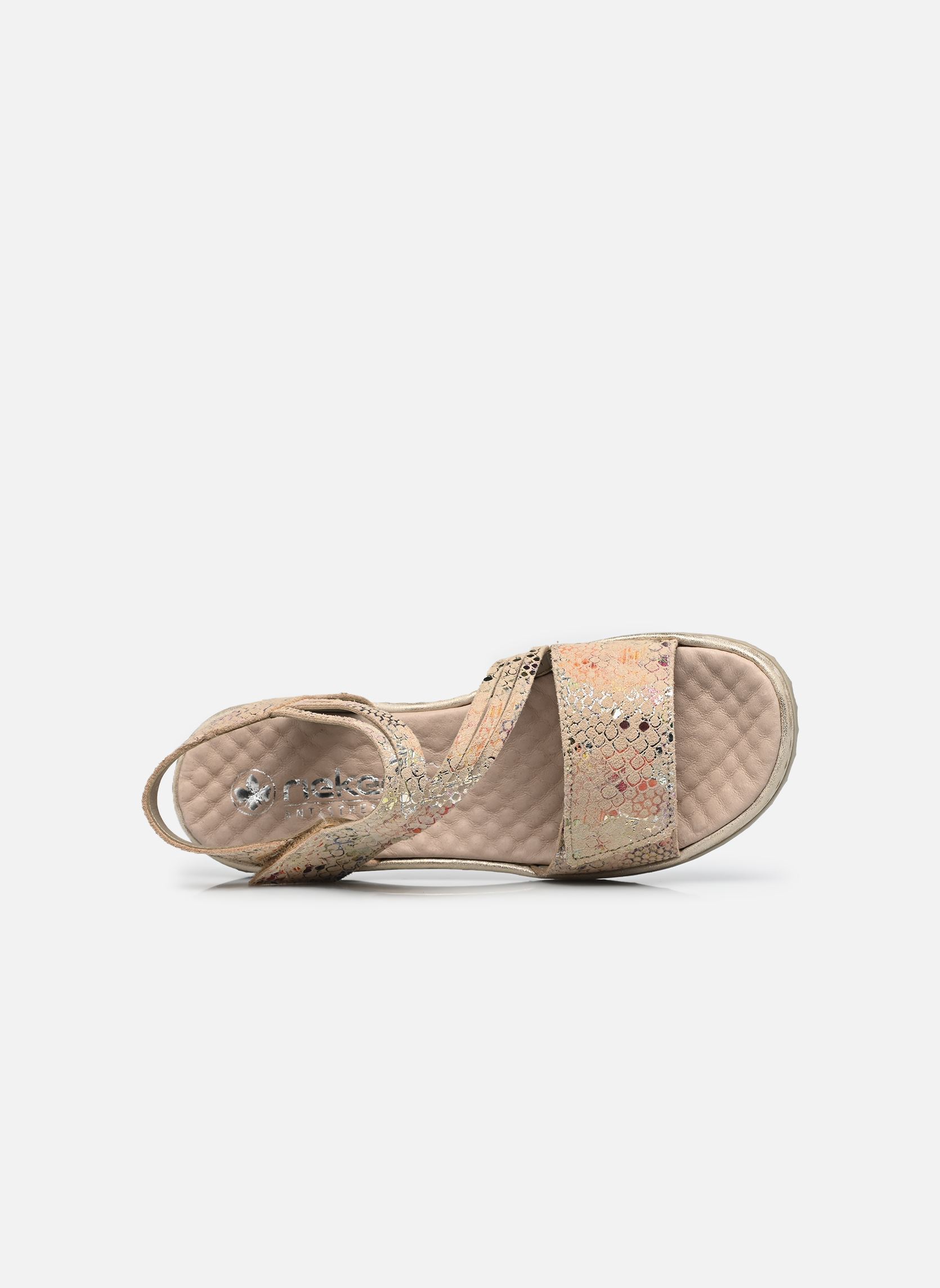 Sandales 60464 femme multicolore Rieker Sandales 60464 femme multicolore BEIGE-MULTI