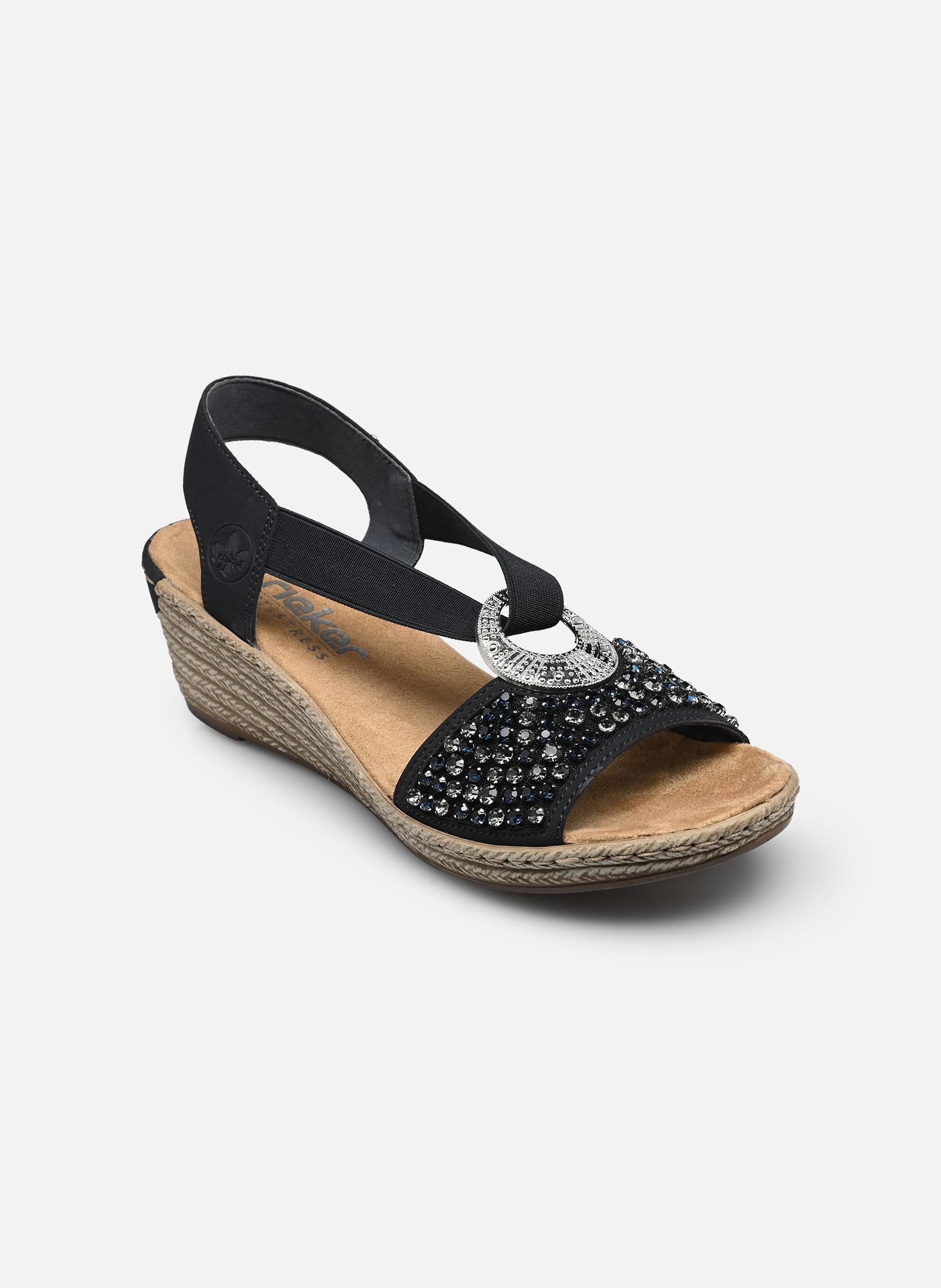 Keil- und Plateausandalen 62451 damen blau Rieker Keil- und Plateausandalen 62451 damen blau PAZIFIK