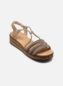 Sandales compensées et plateformes 62977 femme noir