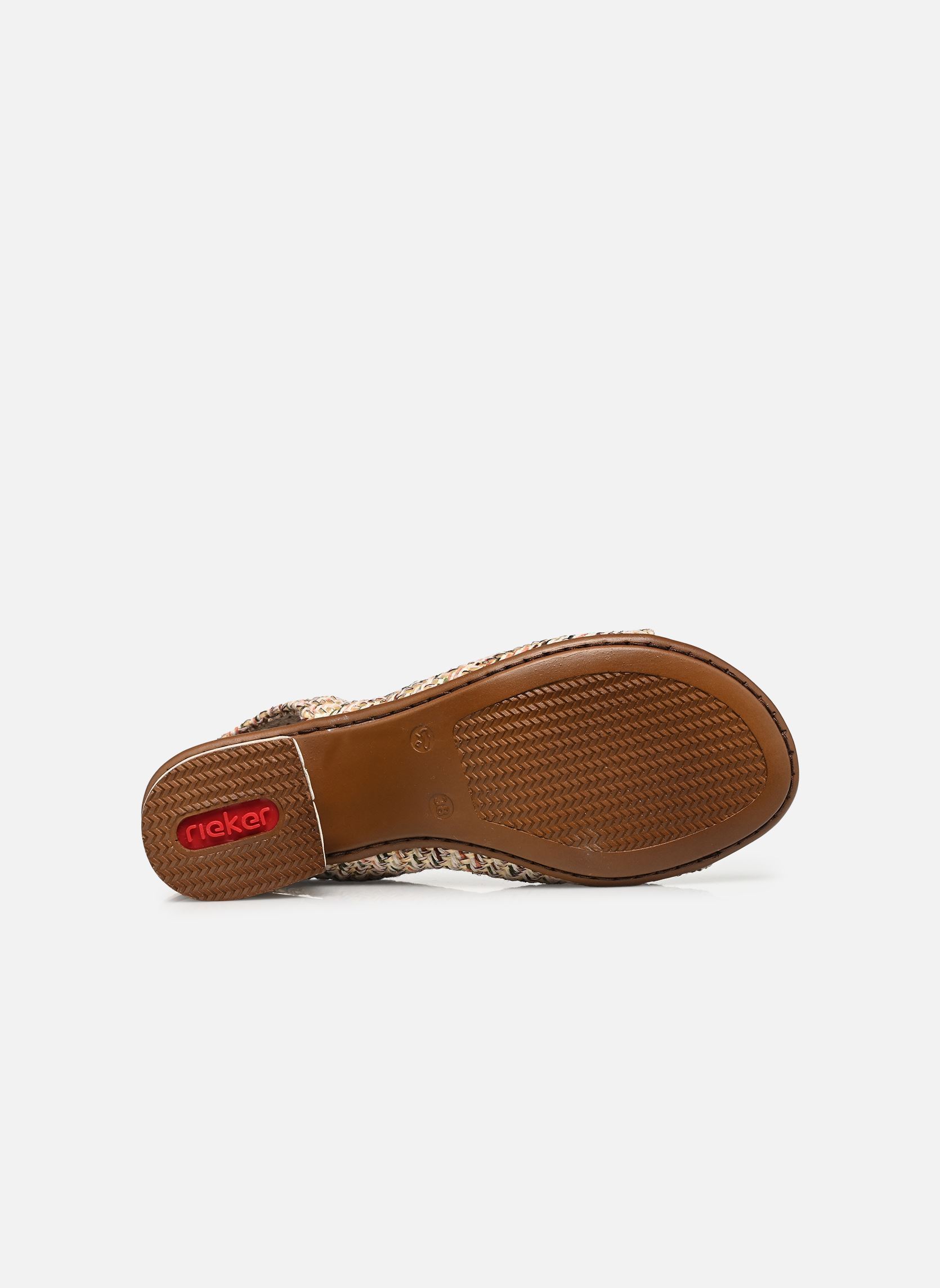 Sandales 64670 femme beige Rieker Sandales 64670 femme beige BEIGE/MUSCHEL