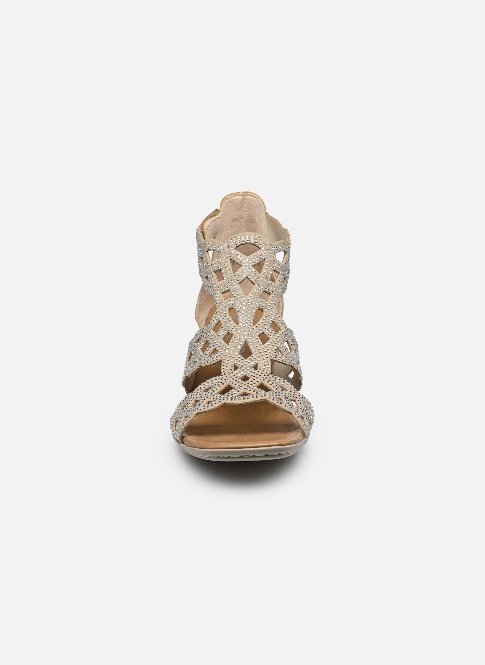 Sandales 64773 femme beige Rieker Sandales 64773 femme beige PORZELLAN