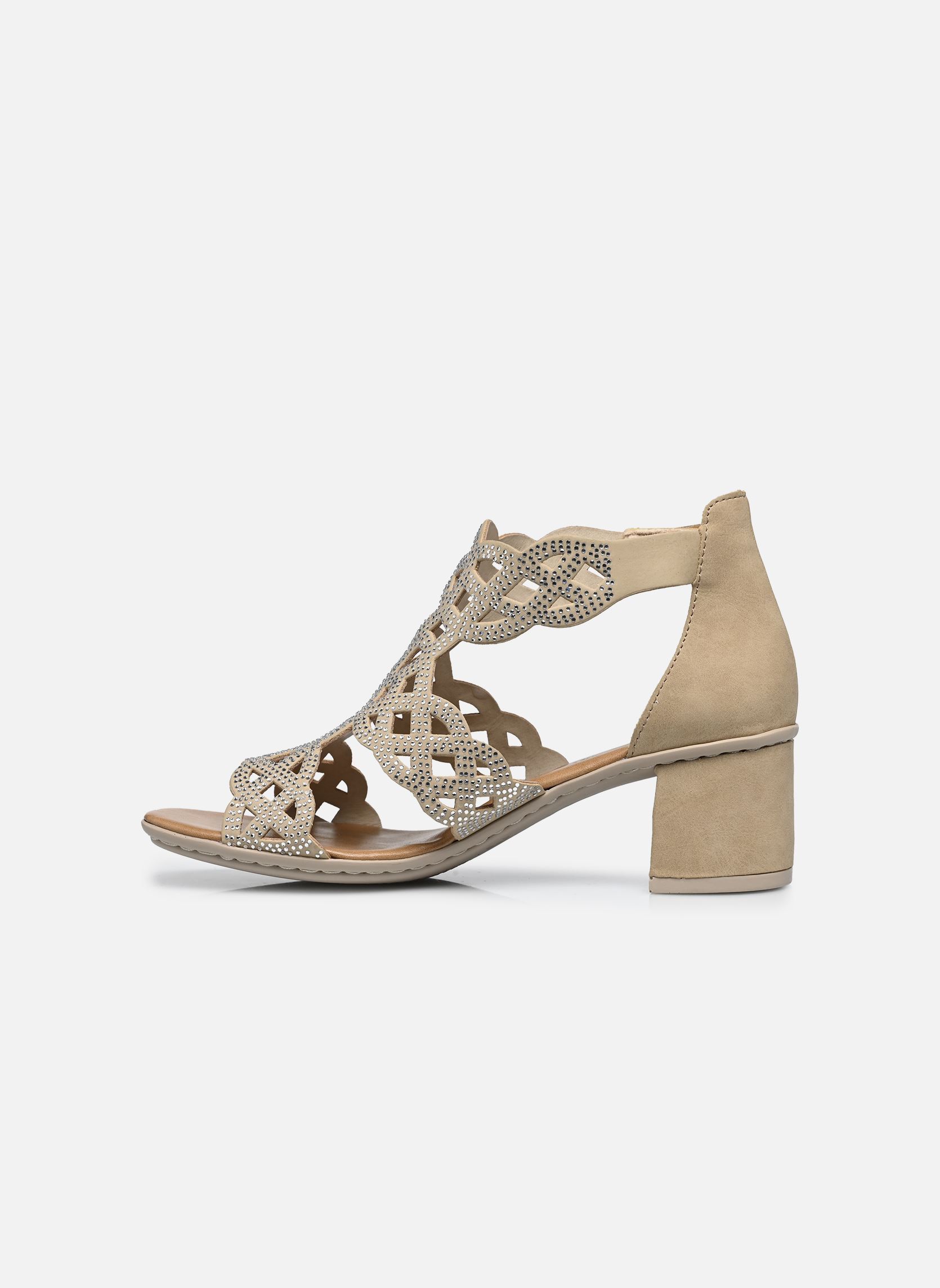 Sandales 64773 femme beige Rieker Sandales 64773 femme beige PORZELLAN