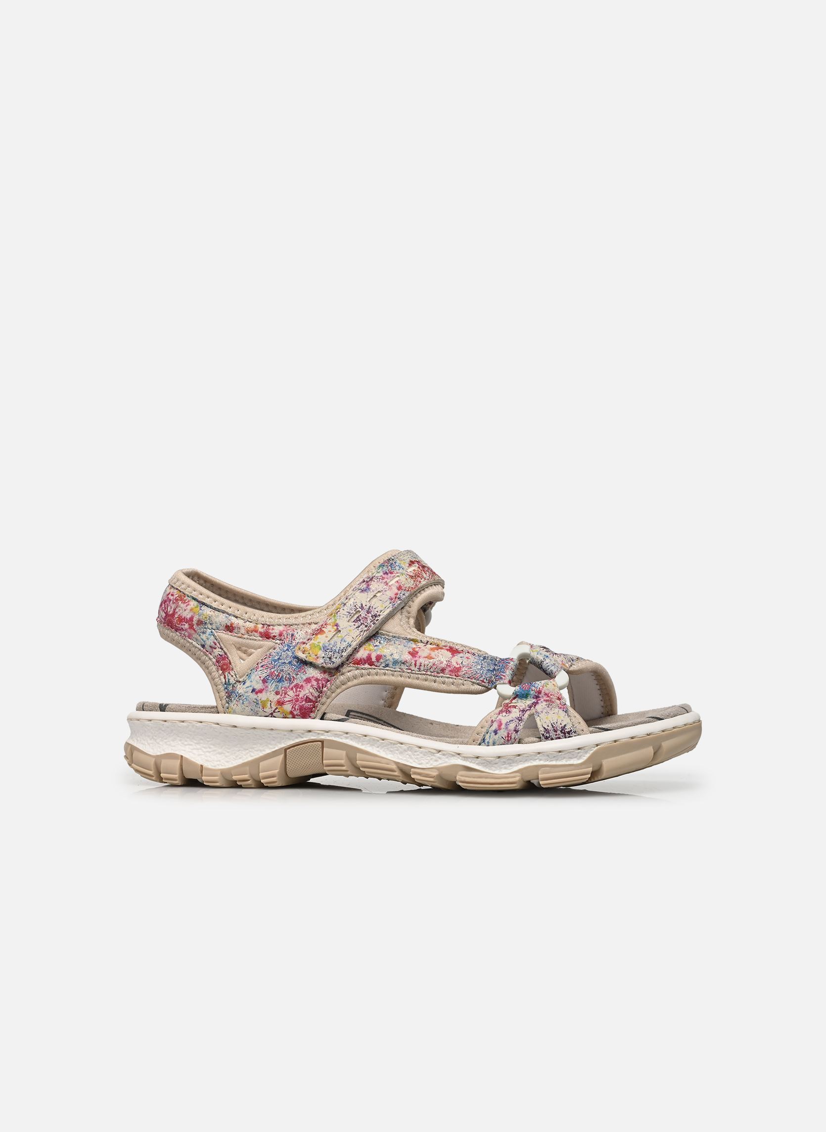 Sandales 68879 femme multicolore Rieker Sandales 68879 femme multicolore MULTI/PERLCREME