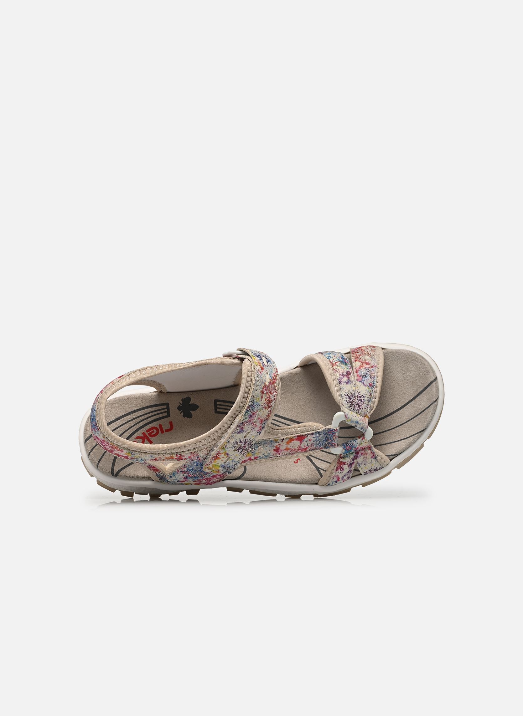 Sandales 68879 femme multicolore Rieker Sandales 68879 femme multicolore MULTI/PERLCREME