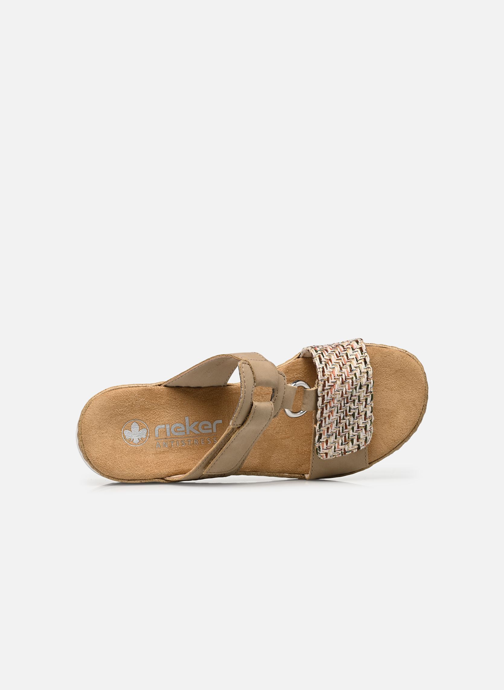 Mules V06P9 femme beige Rieker Mules V06P9 femme beige BEIGE/PROZELLAN