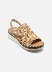 Sandales compensées et plateformes V1268 femme beige Rieker Sandales compensées et plateformes V1268 femme beige BEIGE-BROWN/GINGER