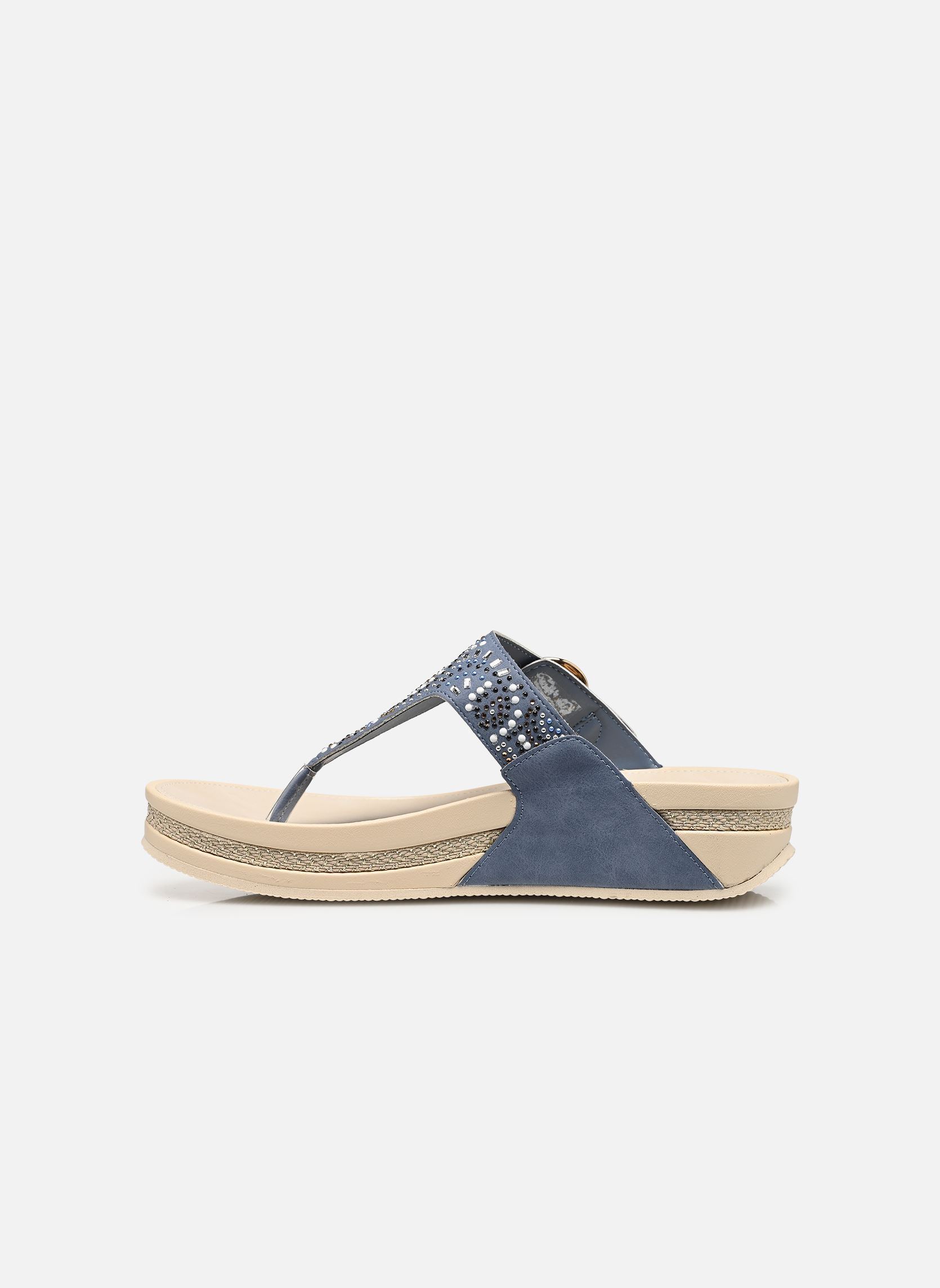 Mules V1465 femme bleu Rieker Mules V1465 femme bleu INDIGO