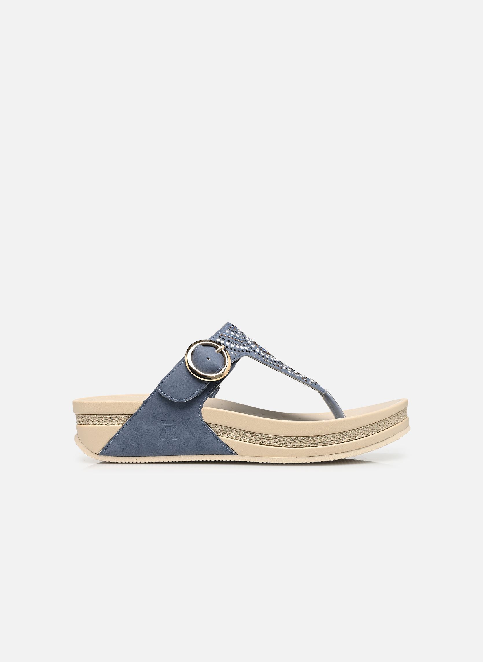 Mules V1465 femme bleu Rieker Mules V1465 femme bleu INDIGO