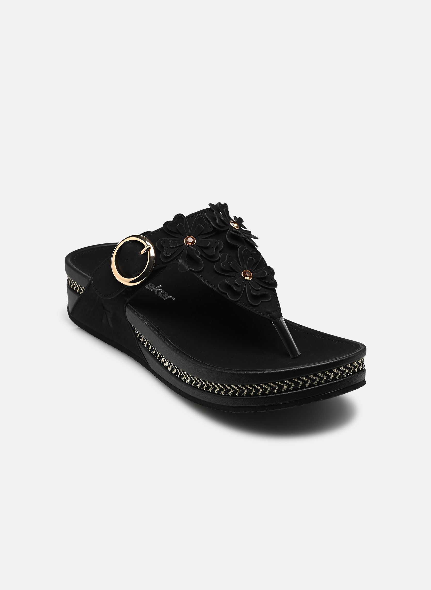 Mules V1466 femme noir Rieker Mules V1466 femme noir SCHWARZ