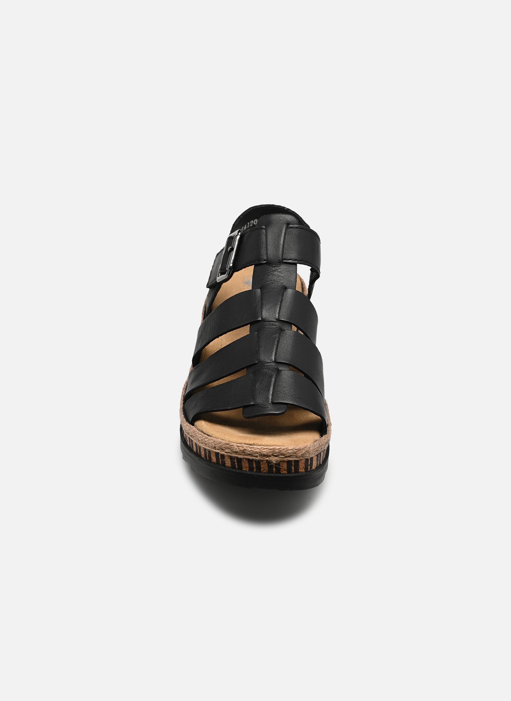 Keil- und Plateausandalen V7904 damen schwarz Rieker Keil- und Plateausandalen V7904 damen schwarz NOIR