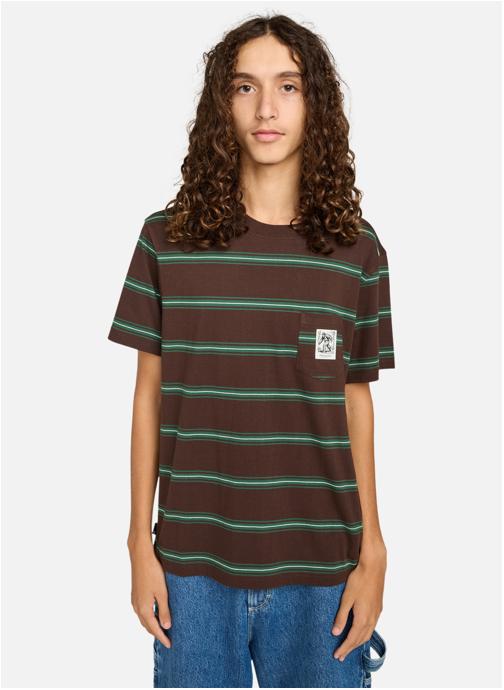 Element Tee-shirts Bigfoot Pocket Label homme marron
