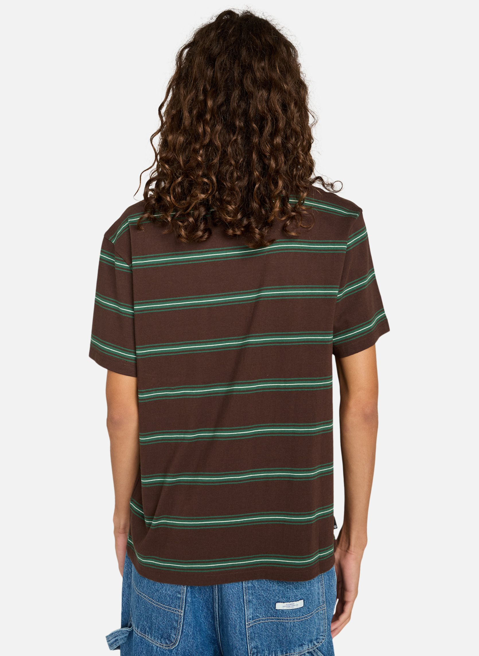 Tee-shirts T-shirt à manches courtes BIGFOOT POCKET LABEL homme marron Element Tee-shirts T-shirt à manches courtes BIGFOOT POCKET LABEL homme marron Marron