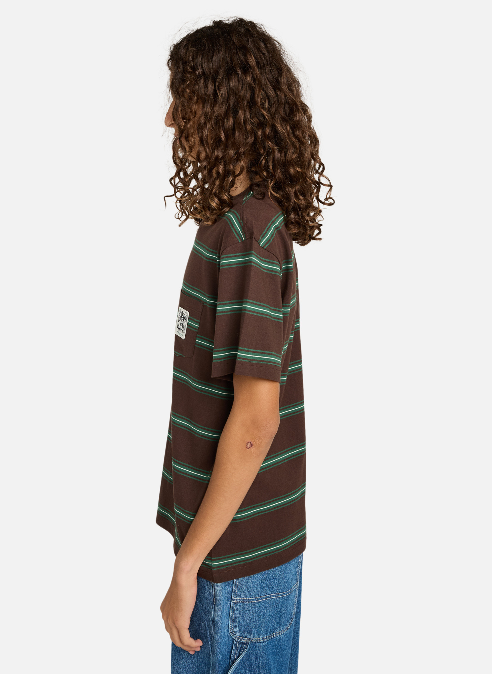 Tee-shirts T-shirt à manches courtes BIGFOOT POCKET LABEL homme marron Element Tee-shirts T-shirt à manches courtes BIGFOOT POCKET LABEL homme marron Marron