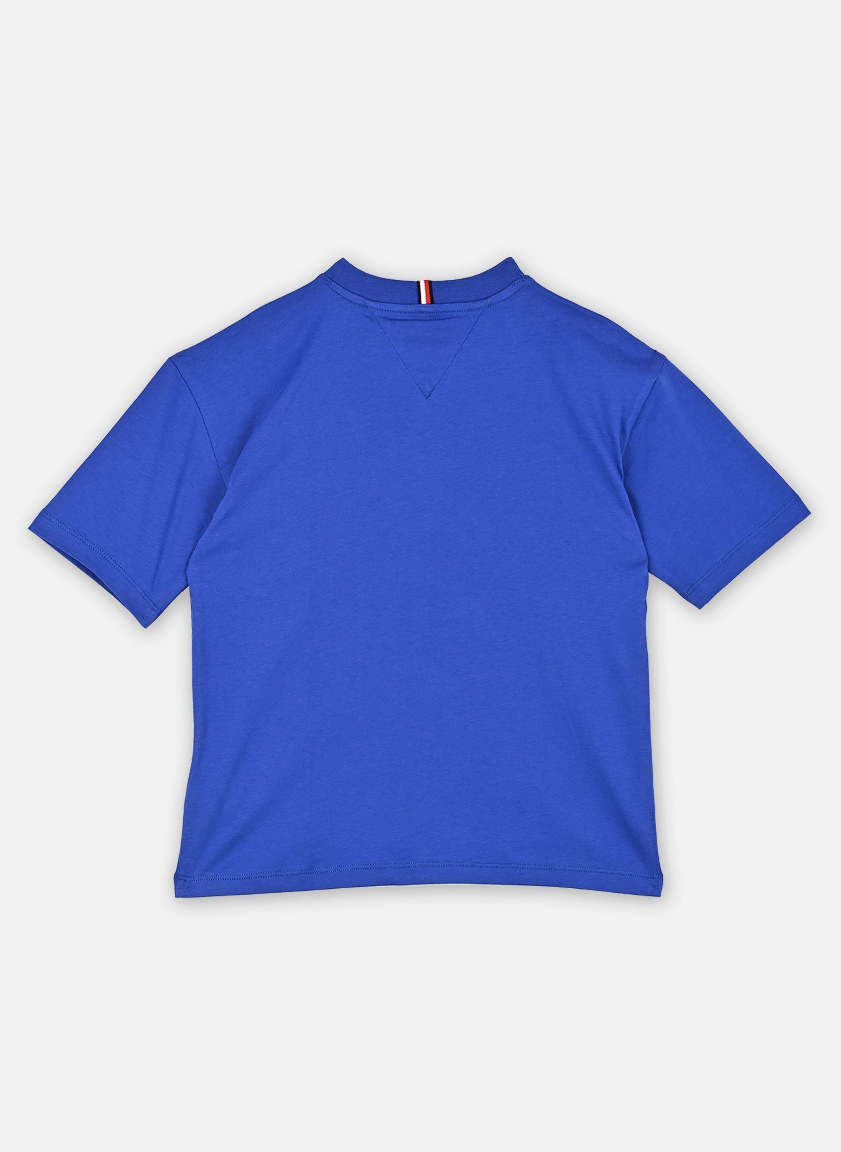 Kurzarm-T-Shirts Essential Archive Fi jungen blau Tommy Hilfiger Kurzarm-T-Shirts Essential Archive Fi jungen blau Majesty Blue