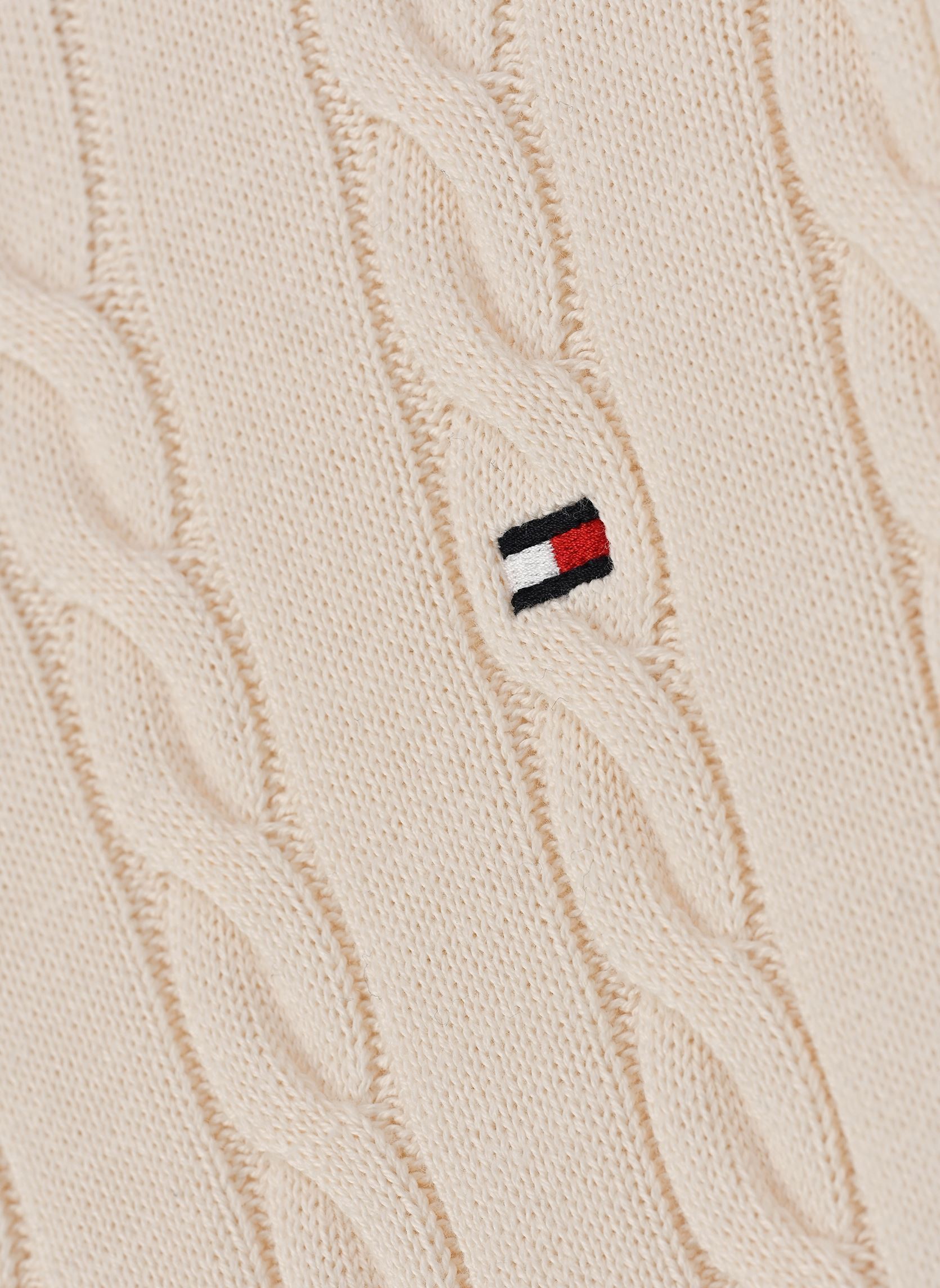 Pulls Cotton Cable Sweater garçon blanc Tommy Hilfiger Pulls Cotton Cable Sweater garçon blanc IVORY PETAL