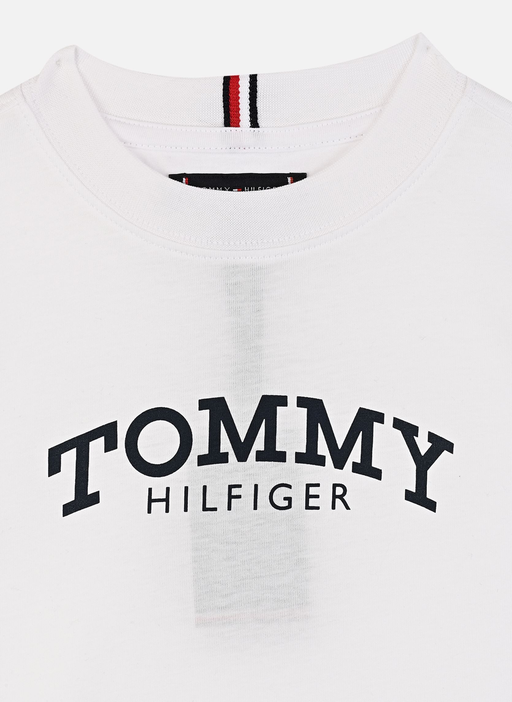 Tee-shirts manches longues Monotype Print T-Shi garçon blanc Tommy Hilfiger Tee-shirts manches longues Monotype Print T-Shi garçon blanc White