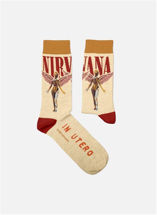 Sock Affairs Chaussettes Chaussettes Sock Affairs Nirvana, In Utero femme beige