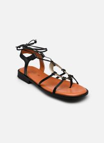Flache Sandalen Saz damen schwarz Georgia Rose Flache Sandalen Saz damen schwarz NOIR