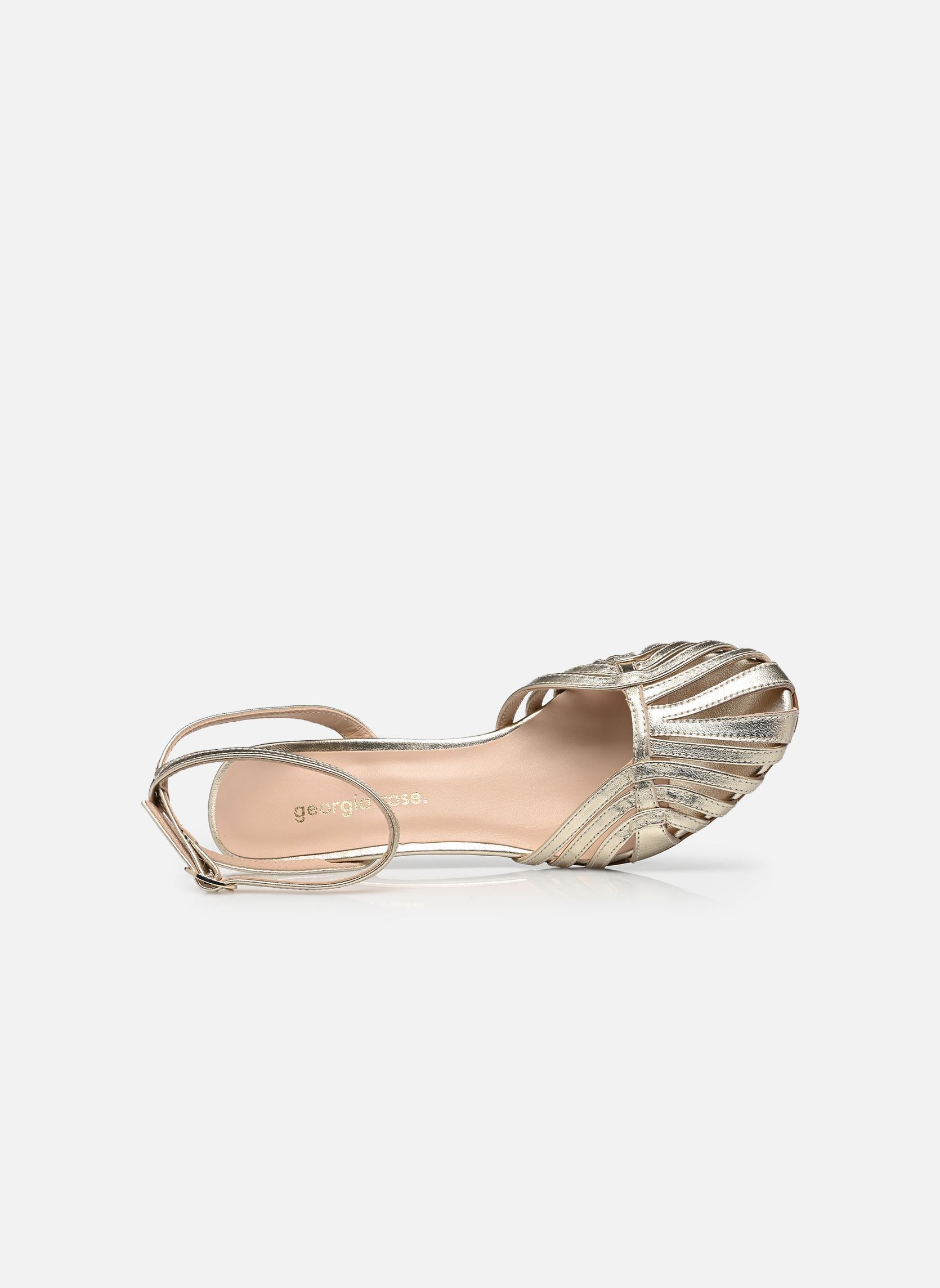 Sandales Sansa femme or et bronze Georgia Rose Sandales Sansa femme or et bronze OR