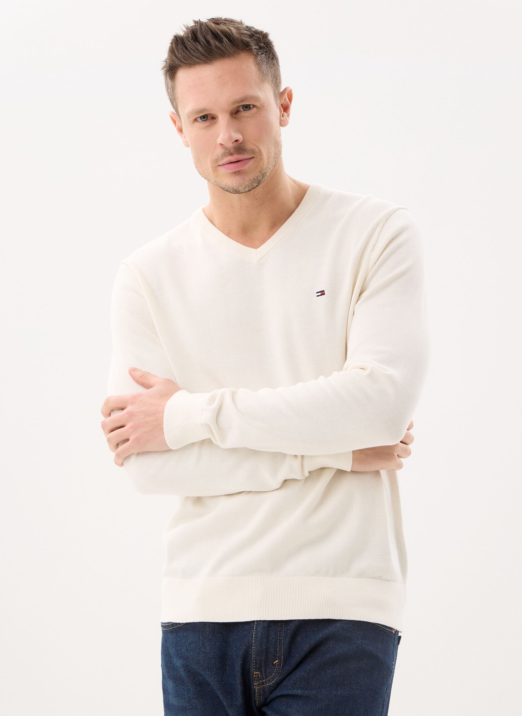 Sweat shirt Tommy Hilfiger Essential Cotton V N EU - vue 5