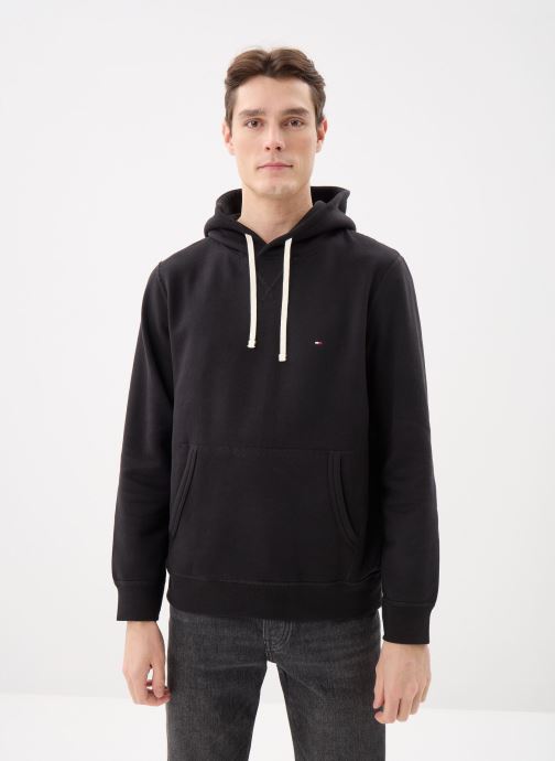 Tommy Hilfiger Sweats à capuche Essential Fleece Hoo homme noir