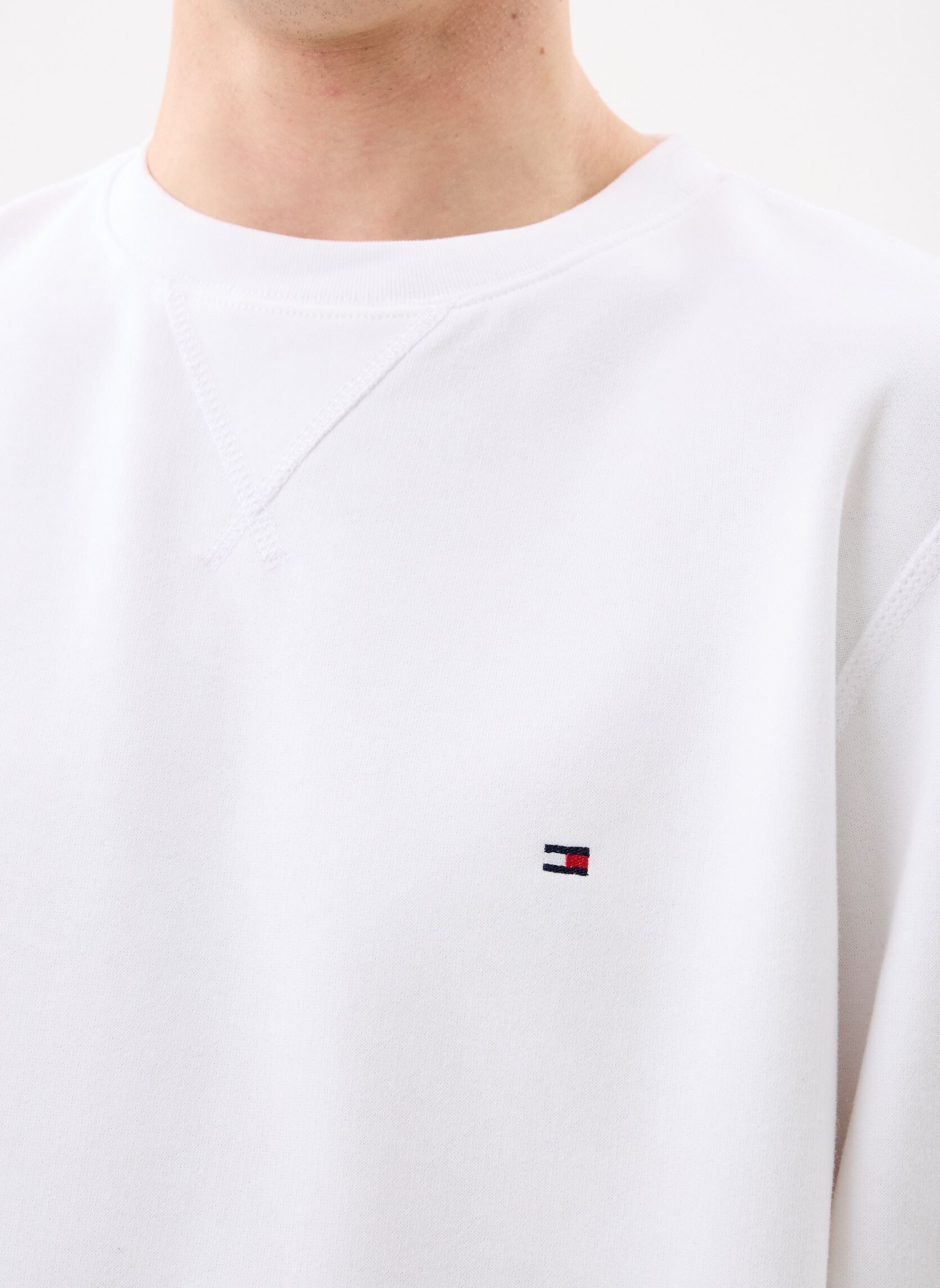 Sweatshirts Essential Fleece Cre herren weiß Tommy Hilfiger Sweatshirts Essential Fleece Cre herren weiß WHITE