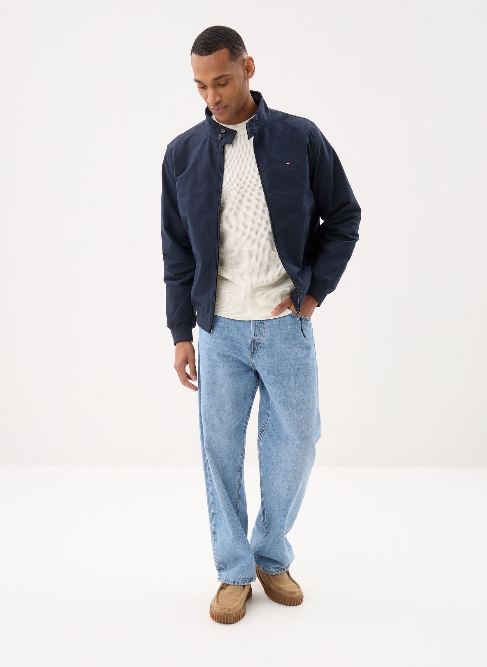 Bomberjacks Harrington Jacket heren blauw Tommy Hilfiger Bomberjacks Harrington Jacket heren blauw DESERT SKY