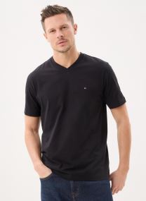 Tee-shirts manches courtes Essential V-Neck Tee homme noir