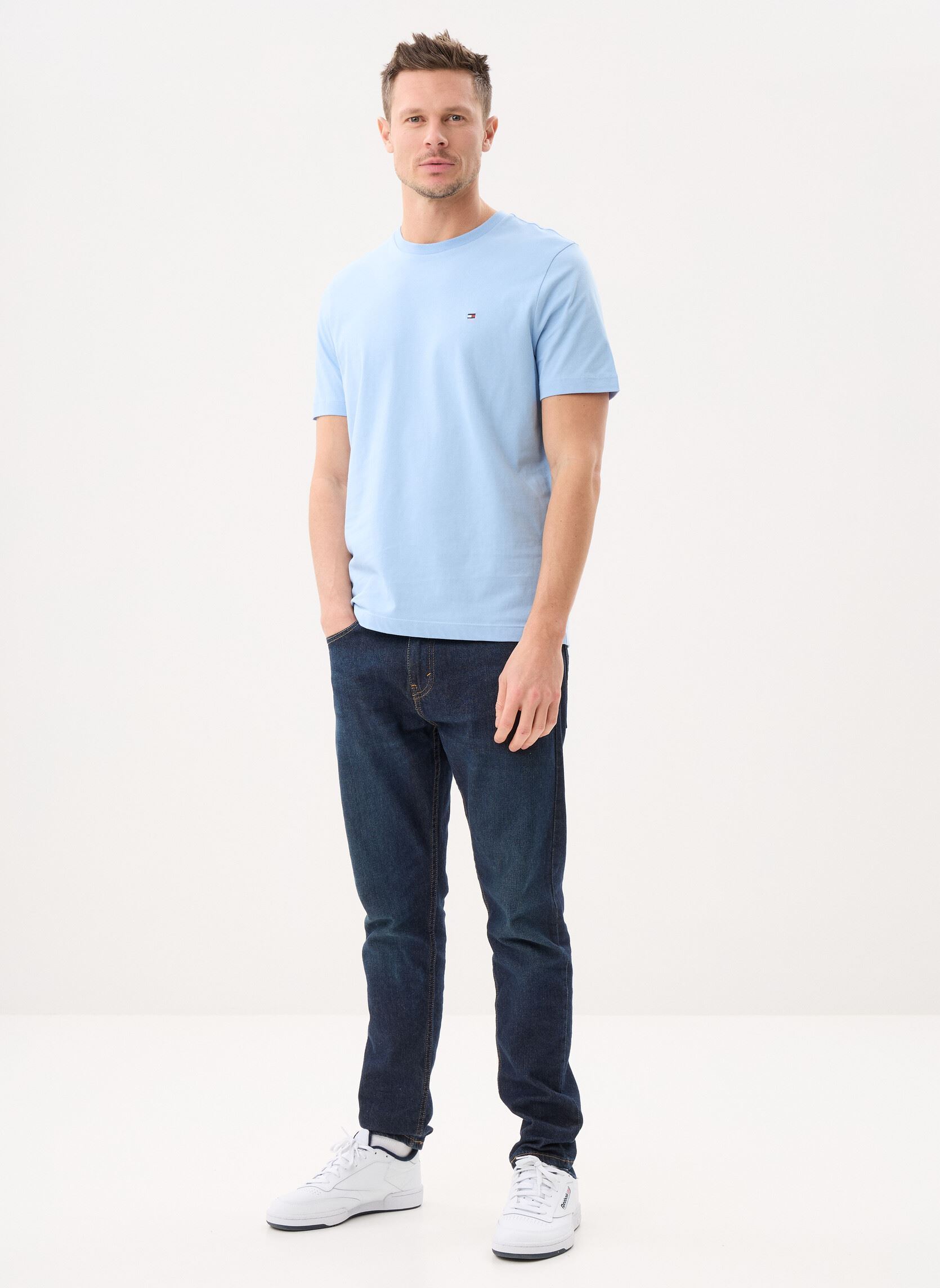 Tee-shirts manches courtes Ess Seasonal Reg Fit homme bleu Tommy Hilfiger Tee-shirts manches courtes Ess Seasonal Reg Fit homme bleu WELL WATER