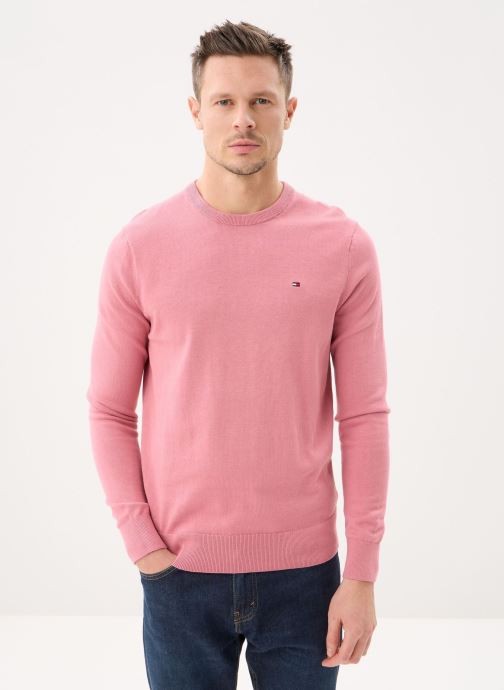 Tommy Hilfiger Pullover Essential Ssnl Cotto herren rosa