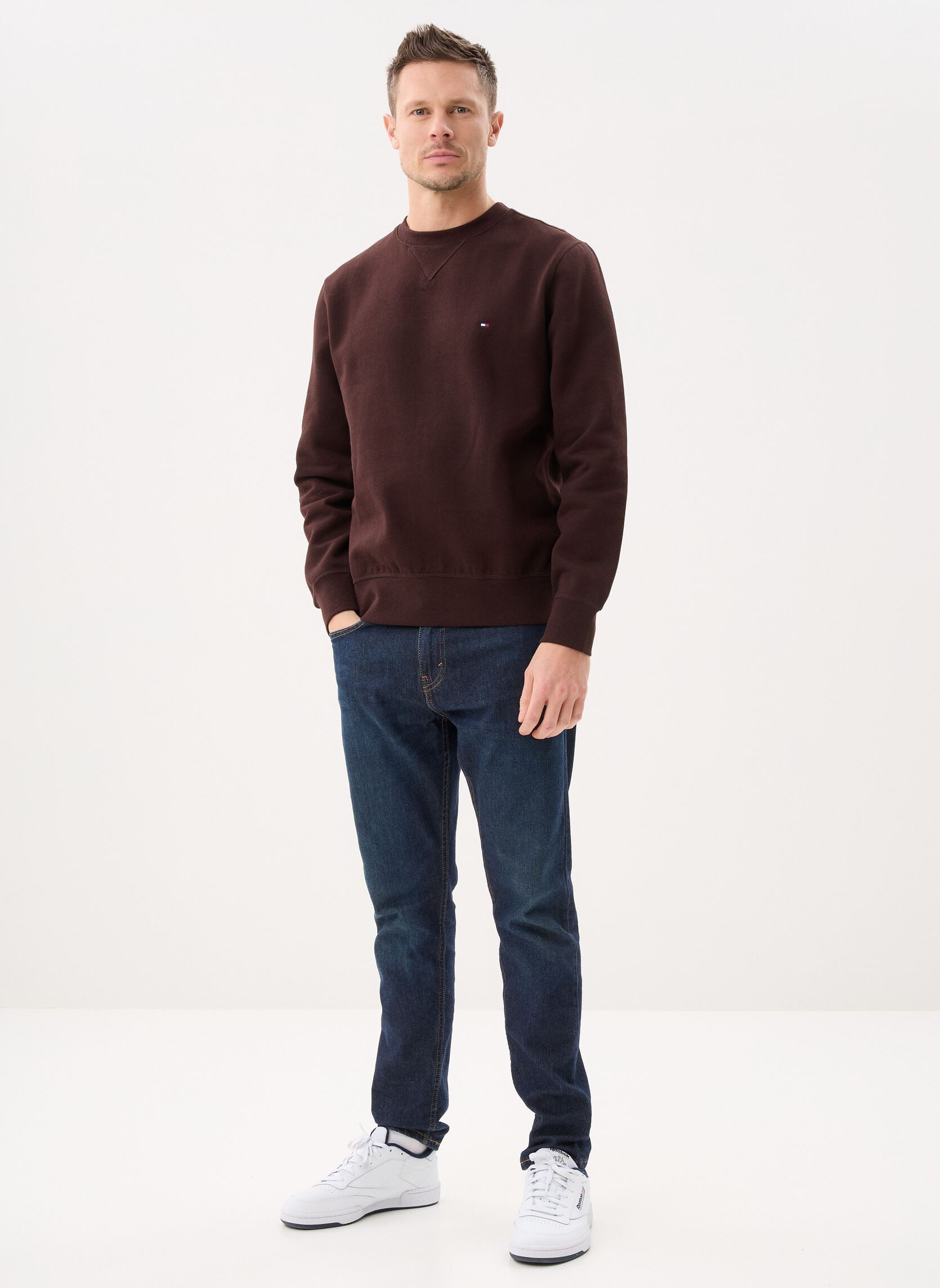 Sweats à capuche Ess Seasonal Fleece MW0MW40000 homme marron Tommy Hilfiger Sweats à capuche Ess Seasonal Fleece MW0MW40000 homme marron CHOCOLATE