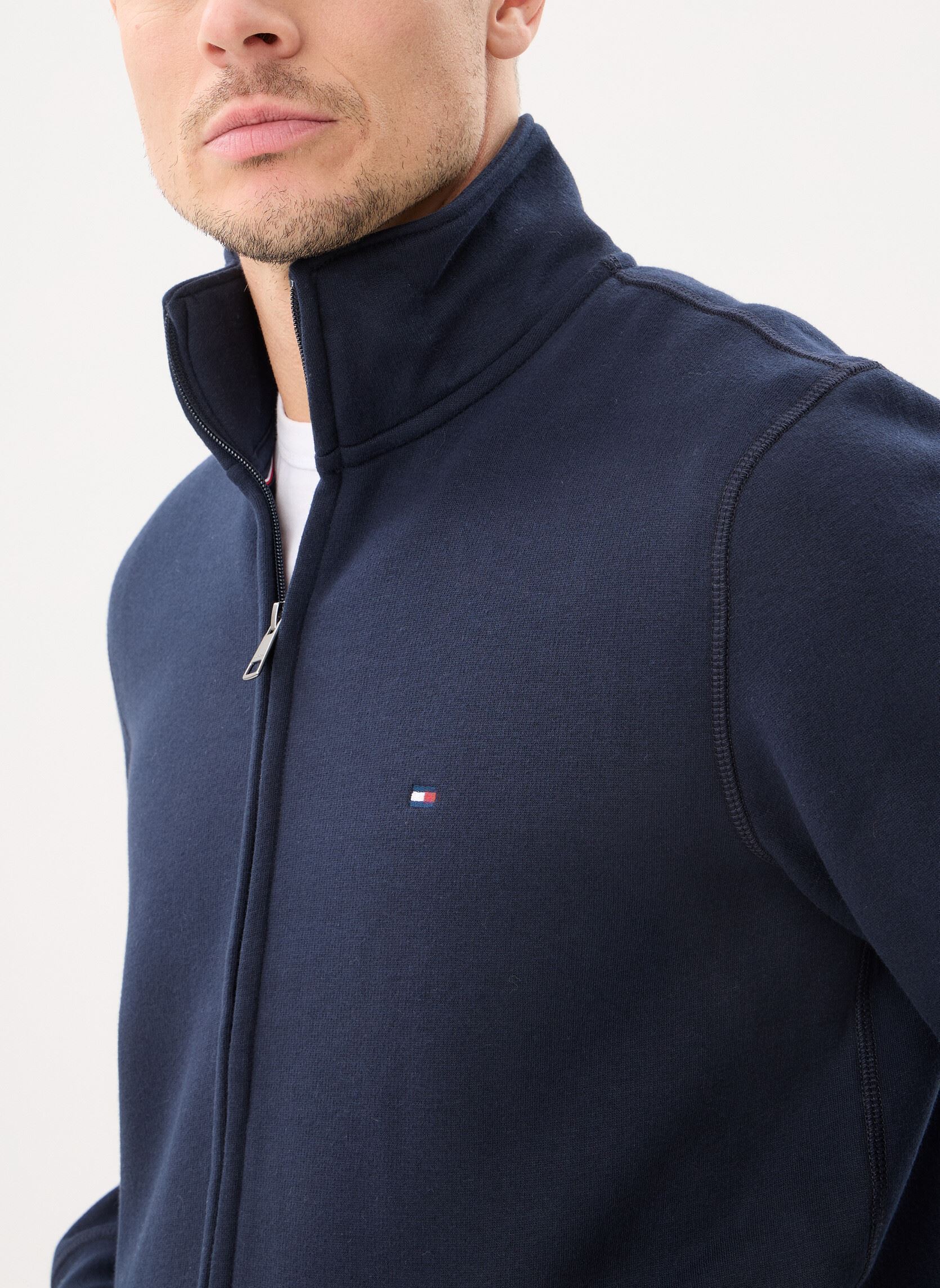 Sweaters met rits Essential Fleece Sta heren blauw Tommy Hilfiger Sweaters met rits Essential Fleece Sta heren blauw Desert Sky