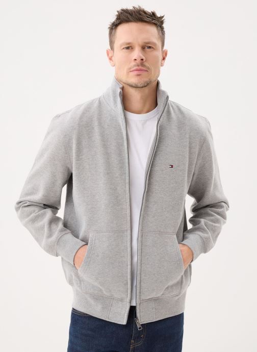 Tommy Hilfiger Sweats zippés Essential Fleece Sta homme gris