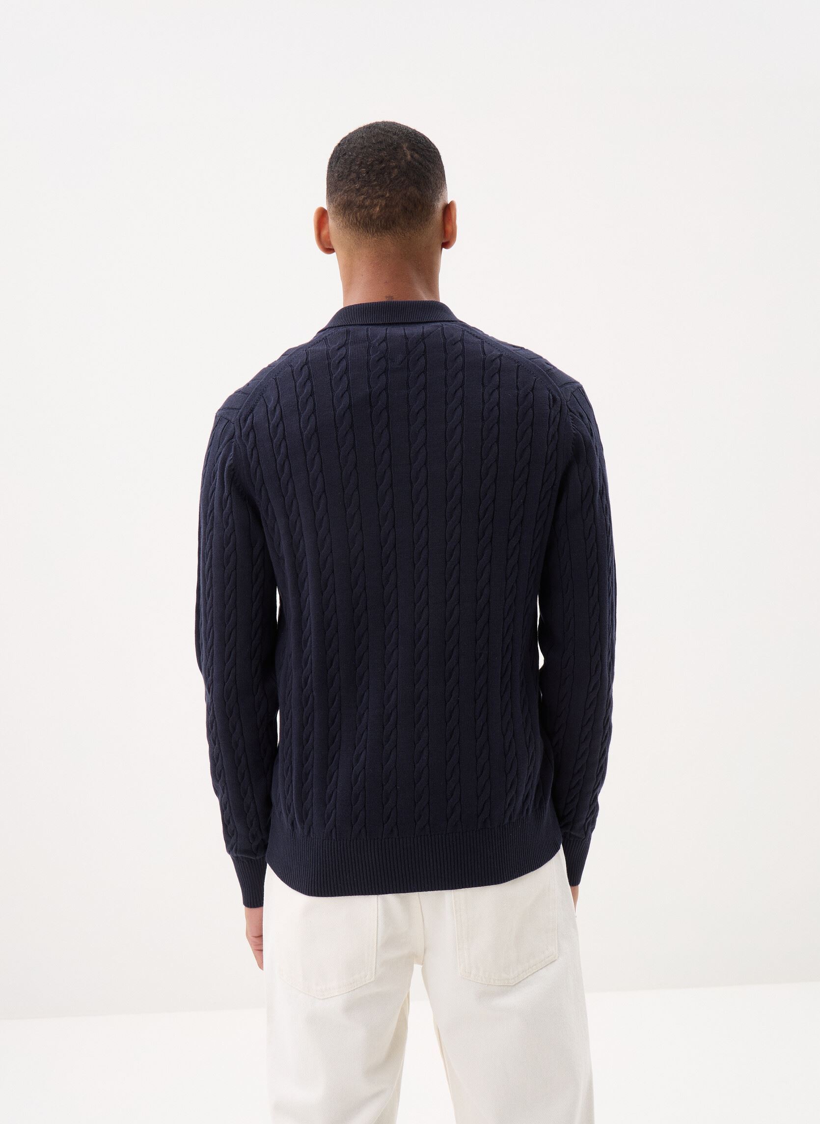 Pulls Classic Cotton Cable homme bleu Tommy Hilfiger Pulls Classic Cotton Cable homme bleu DESERT SKY