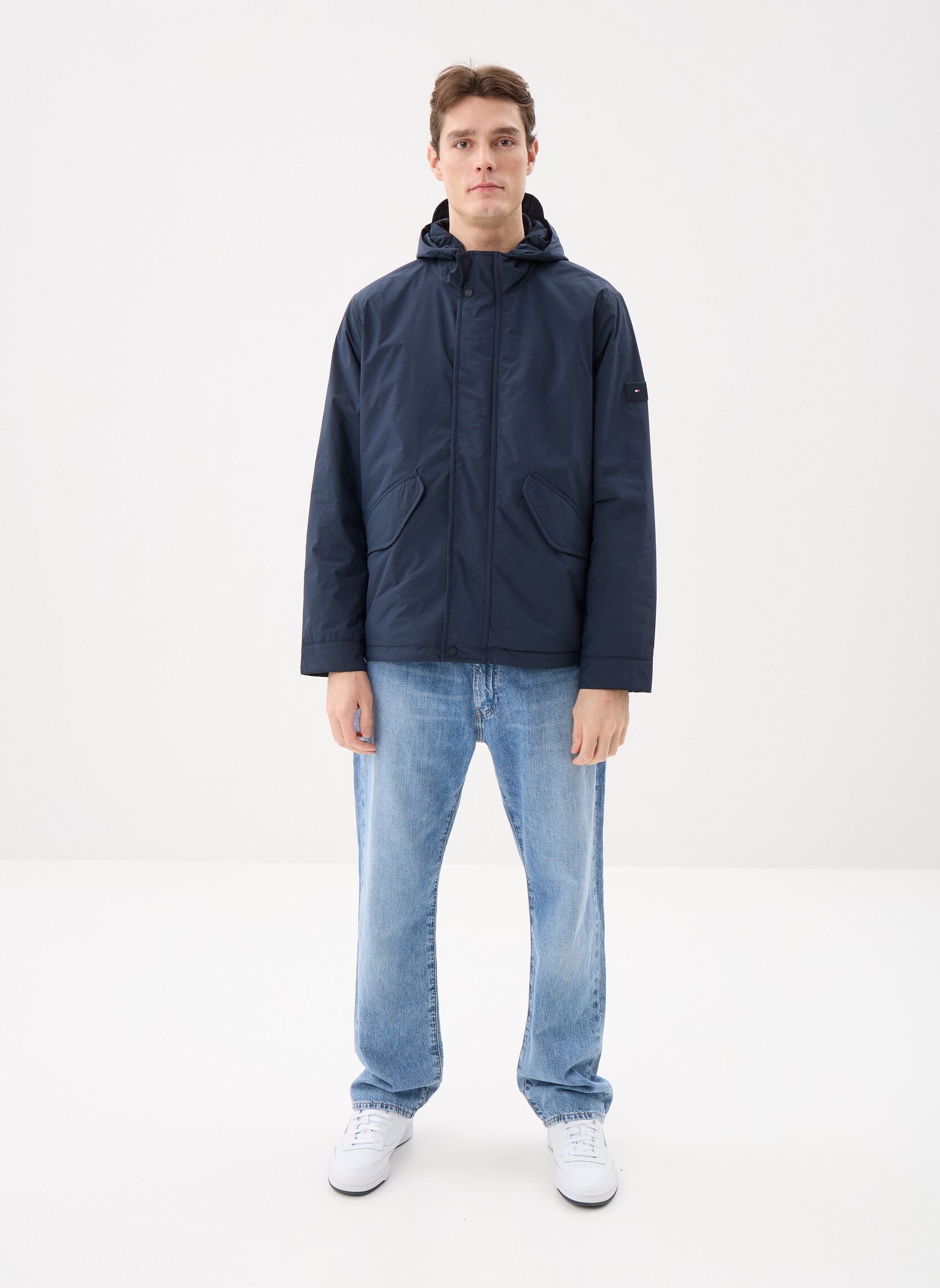 Jassen Lw Packable Hooded J heren blauw Tommy Hilfiger Jassen Lw Packable Hooded J heren blauw DESERT SKY