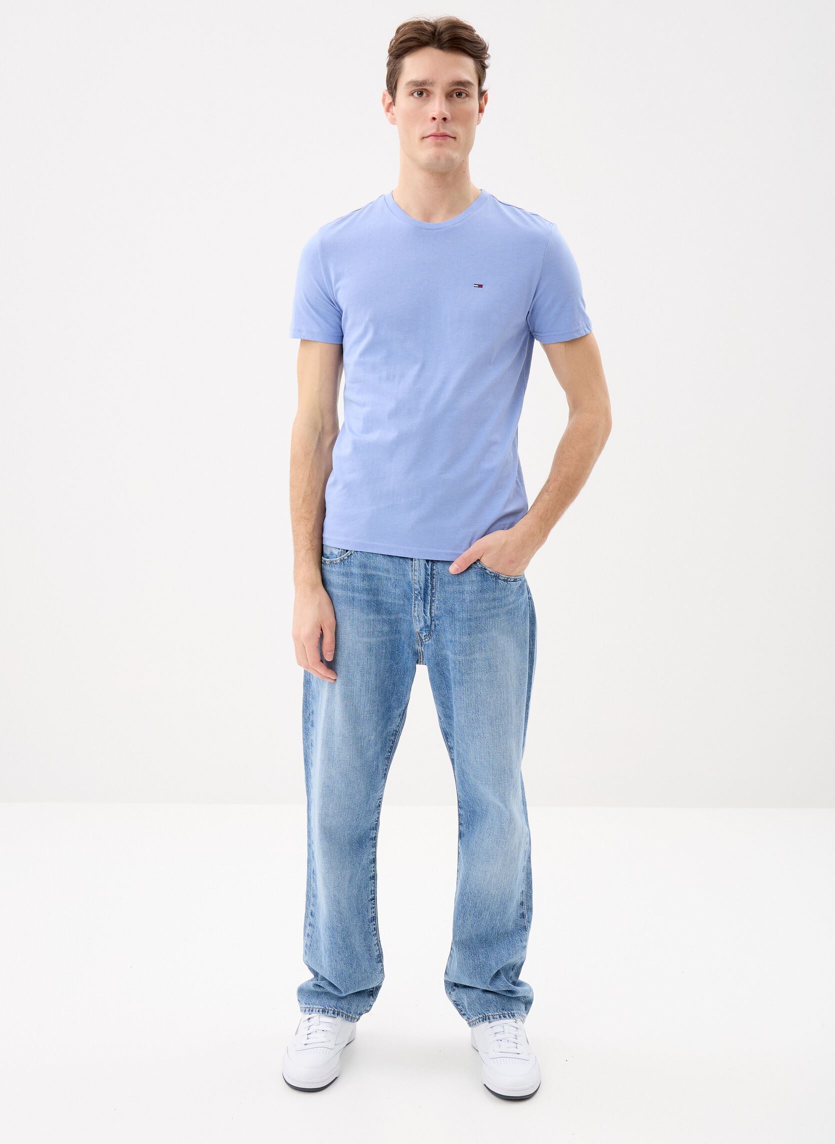 Tee-shirts manches courtes Tjm Xslim Jaspe Htr homme bleu Tommy Jeans Tee-shirts manches courtes Tjm Xslim Jaspe Htr homme bleu NORDIC IRIS HTR