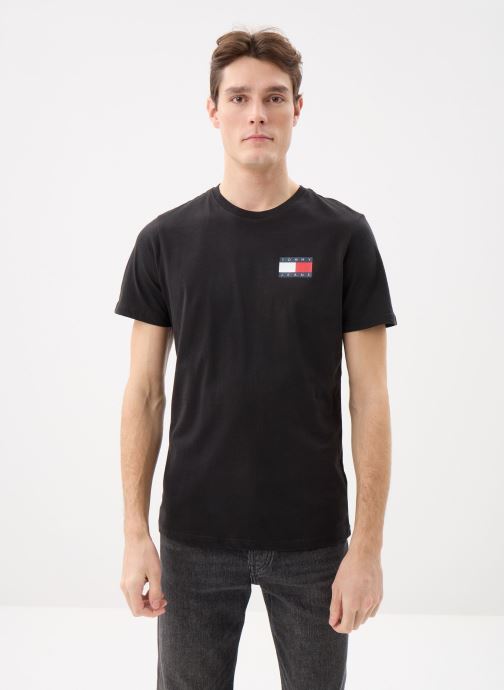 Tommy Jeans T-shirts met korte mouwen Tjm Slim Essential F heren zwart